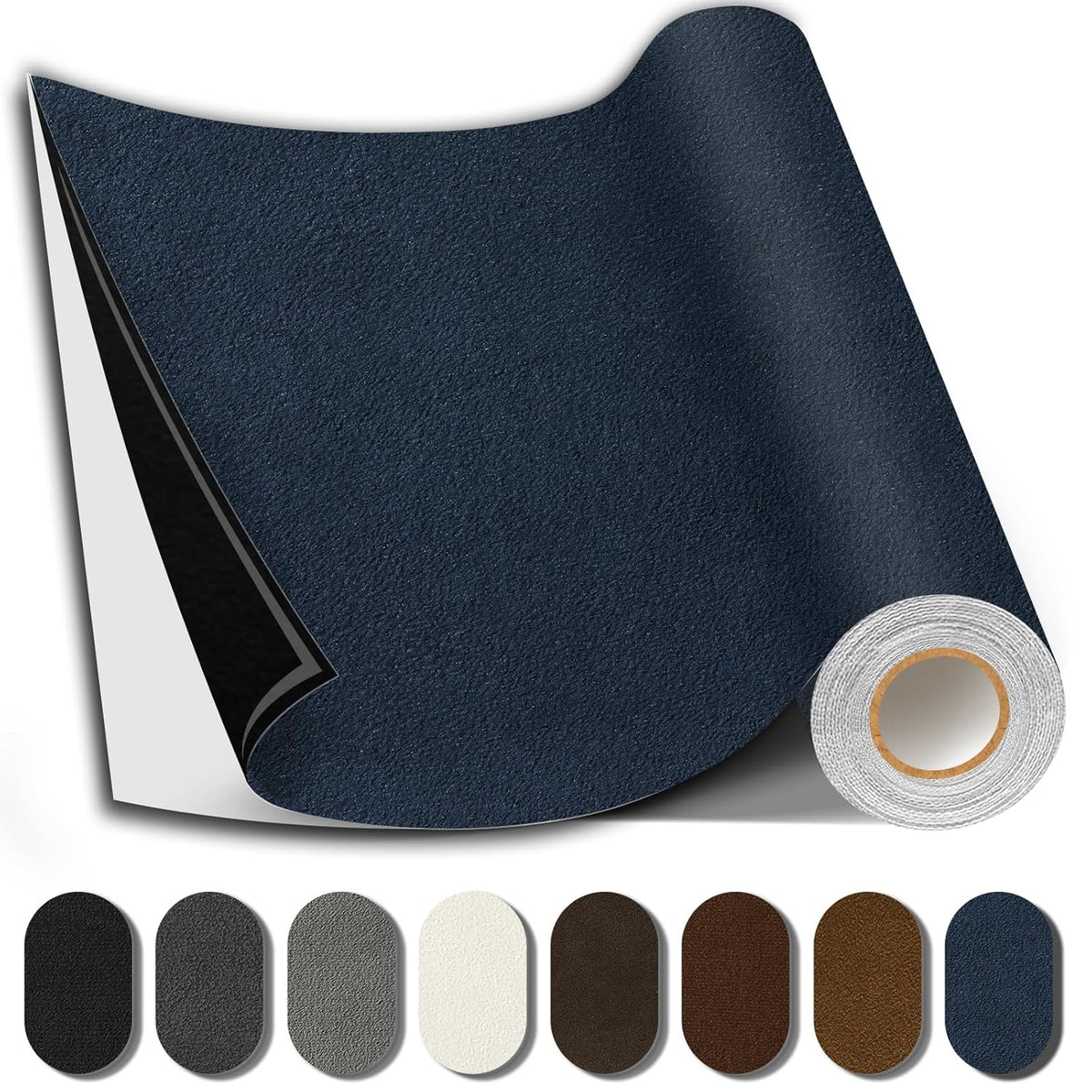 Suede Repair Patch, Large Fabric Repair Tape, Self-Adhesive Patches for Furniture, Couch, Sofa, Car