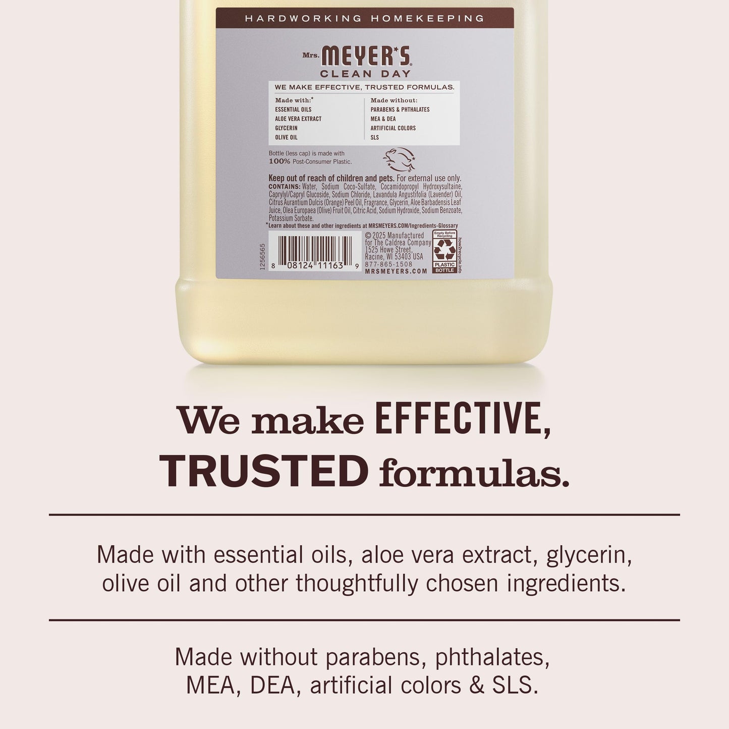 Mrs. Meyer's Clean Day, Hand Soap Refill, Lavender Scent, 33 Fl Oz
