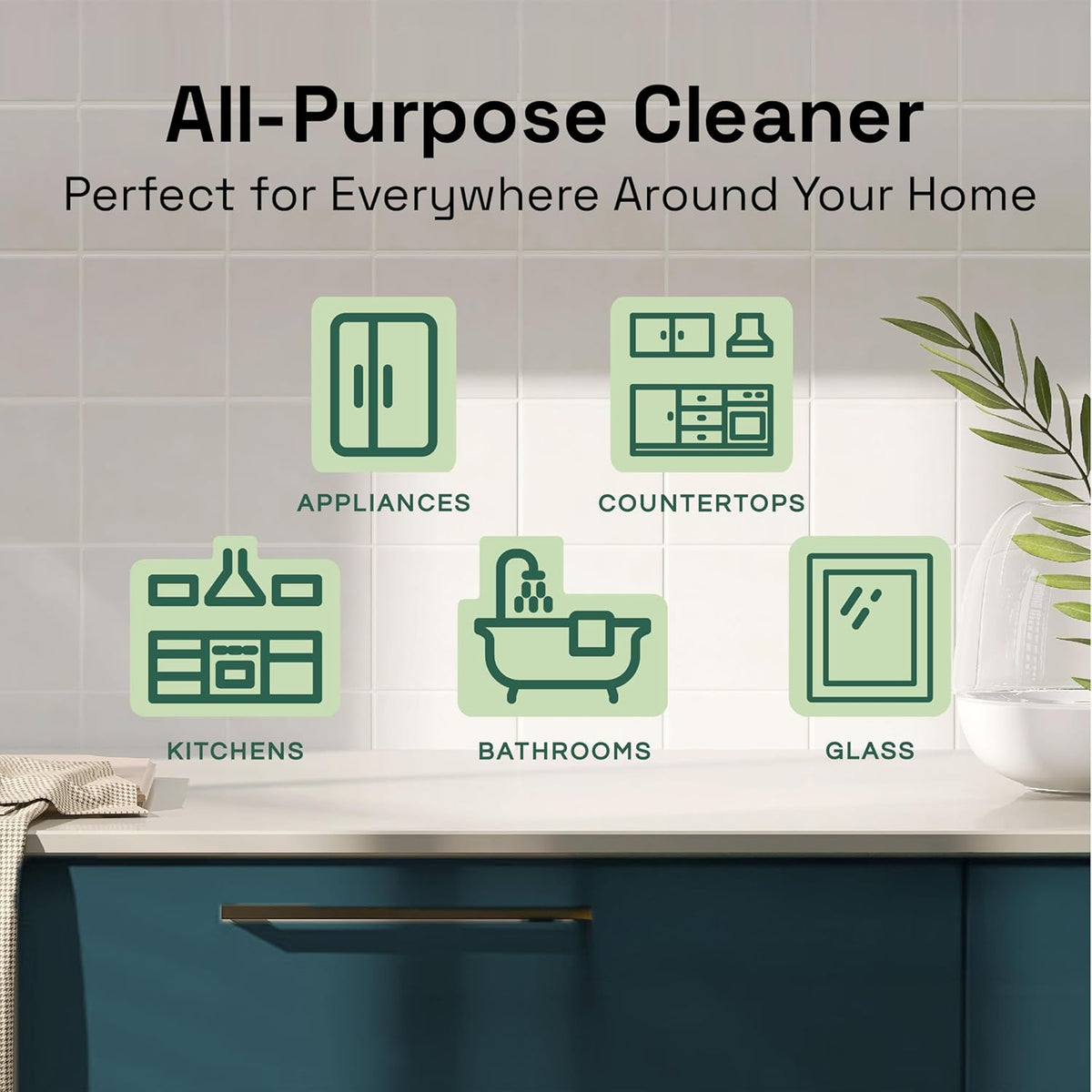 Clean Republic All-Purpose Cleaner, Daily Use Cleaner for Kitchens, Bathrooms, and More, 1 Gallon