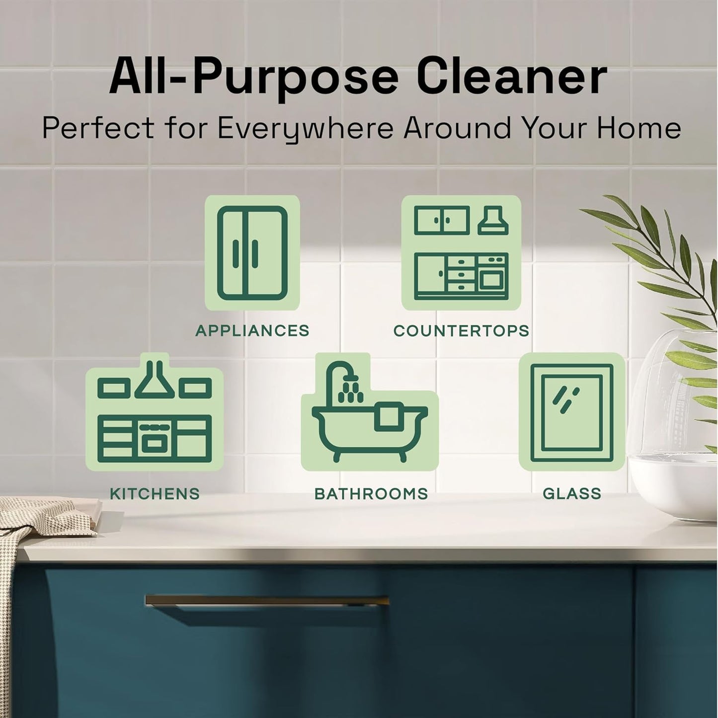 Clean Republic All-Purpose Cleaner, Daily Use Cleaning Spray for Kitchens, Bathrooms, and More, 32
