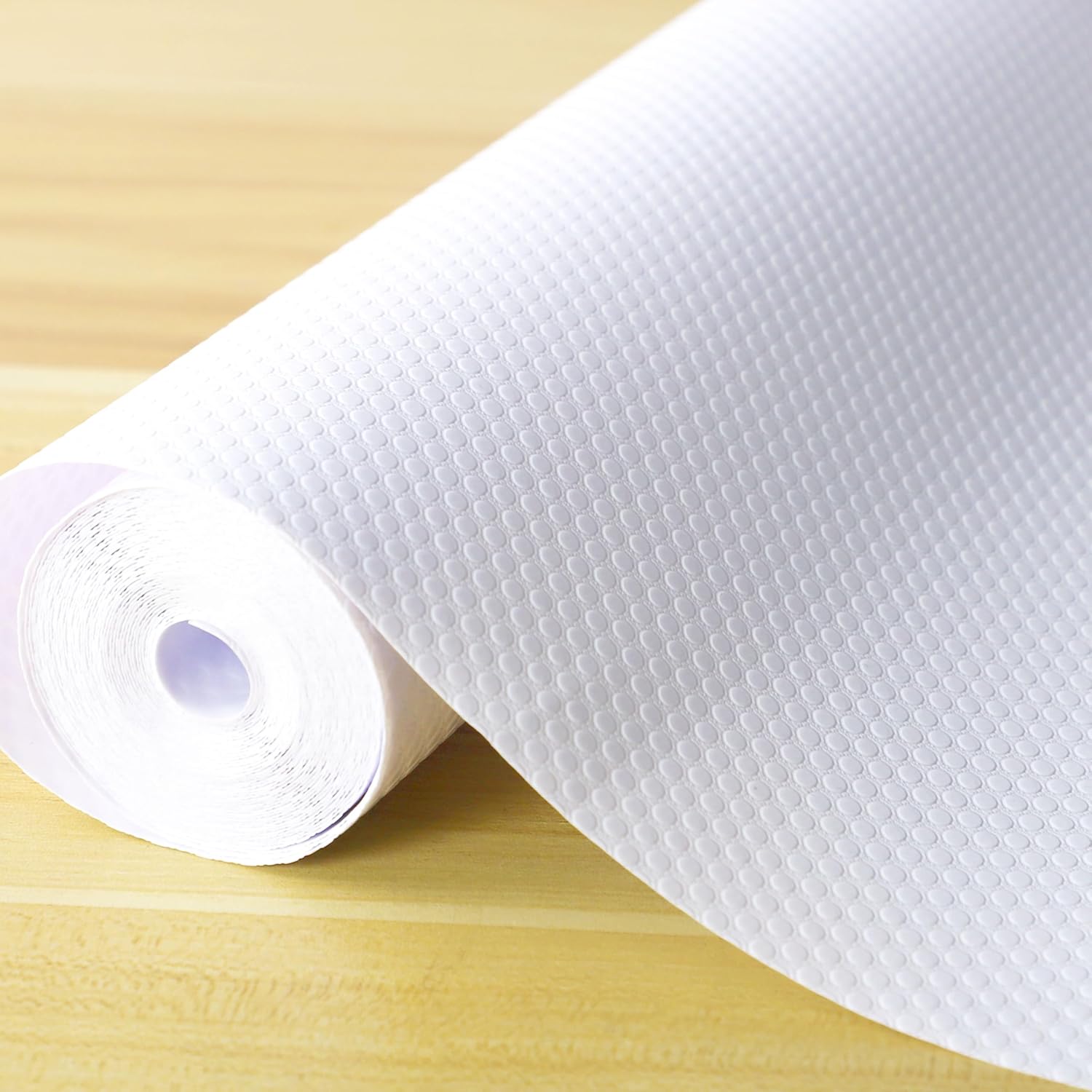 Cabinet Shelf Liners 15 Inch Wide X 20 Ft Kitchen Drawer Liner Non-Adhesive Pantry Cupboard Liner