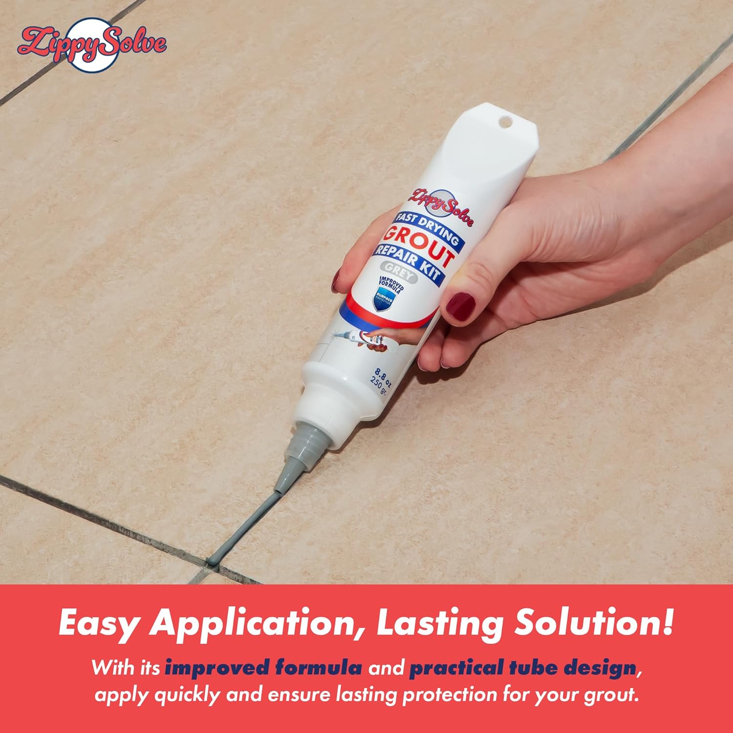 Tile Grout, Repair Kit,Restore & Renew Tile Joints Line, Fast Drying Grout Paint Squeeze Tube for