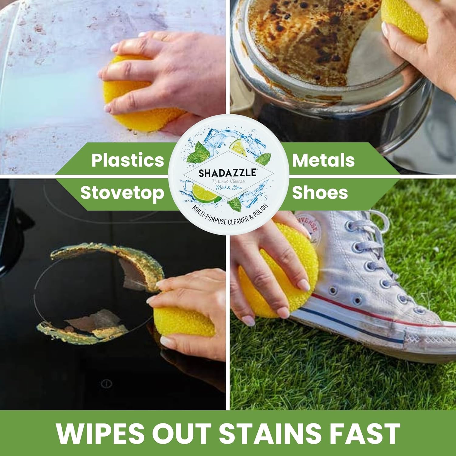 Shadazzle Natural All Purpose Cleaner and Polish – Eco friendly Multi-purpose Cleaning Product