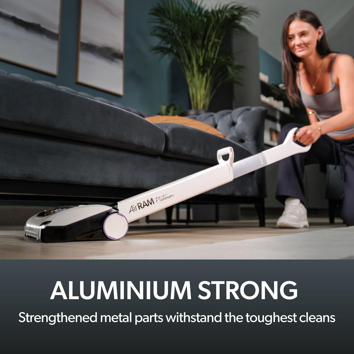 Gtech AirRAM Platinum Cordless Vacuum Cleaner - Includes Anti-Hair Wrap Brush Bar - Perfect for