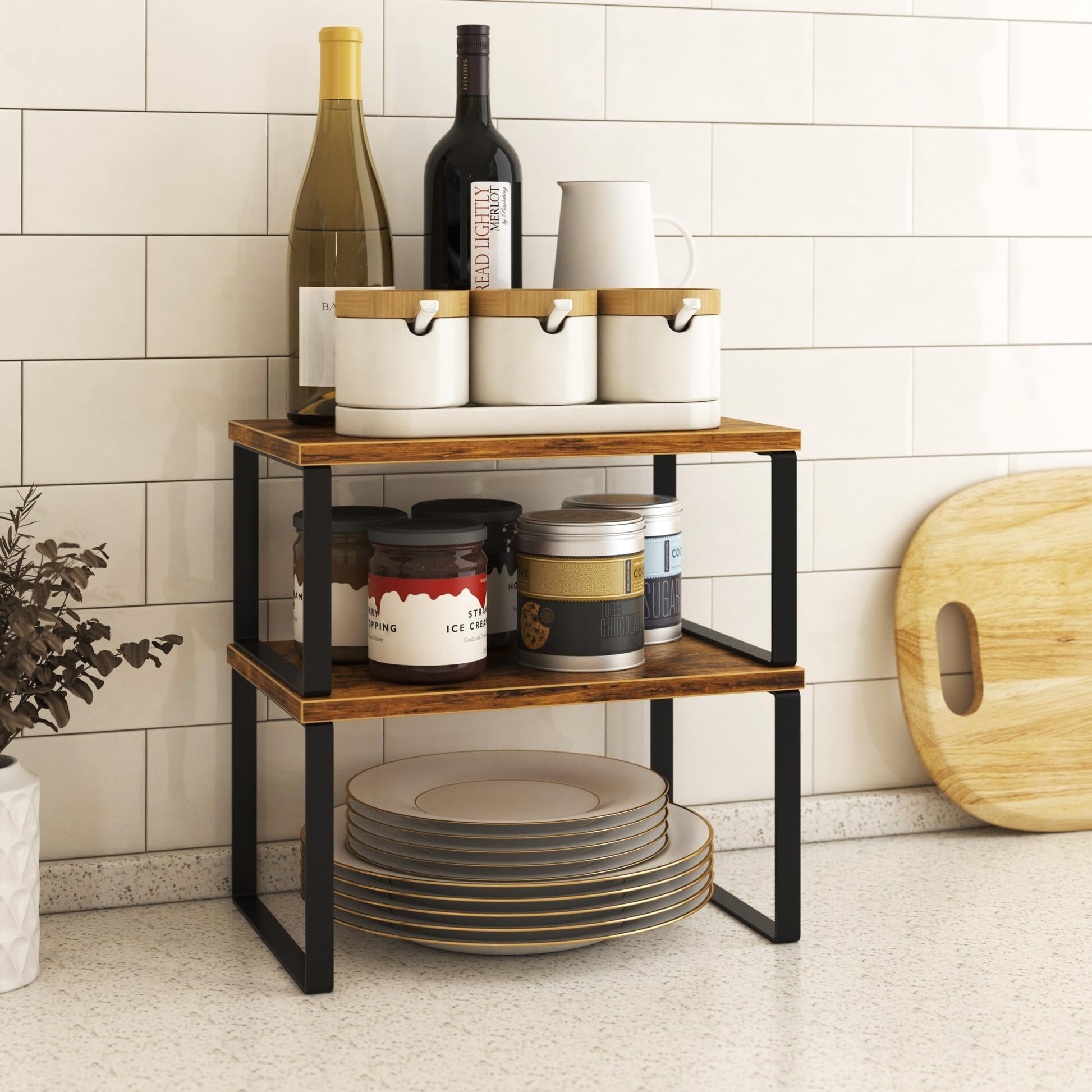 Selefrecos Kitchen Cabinet Organizer Shelf Set of 4 – view 5