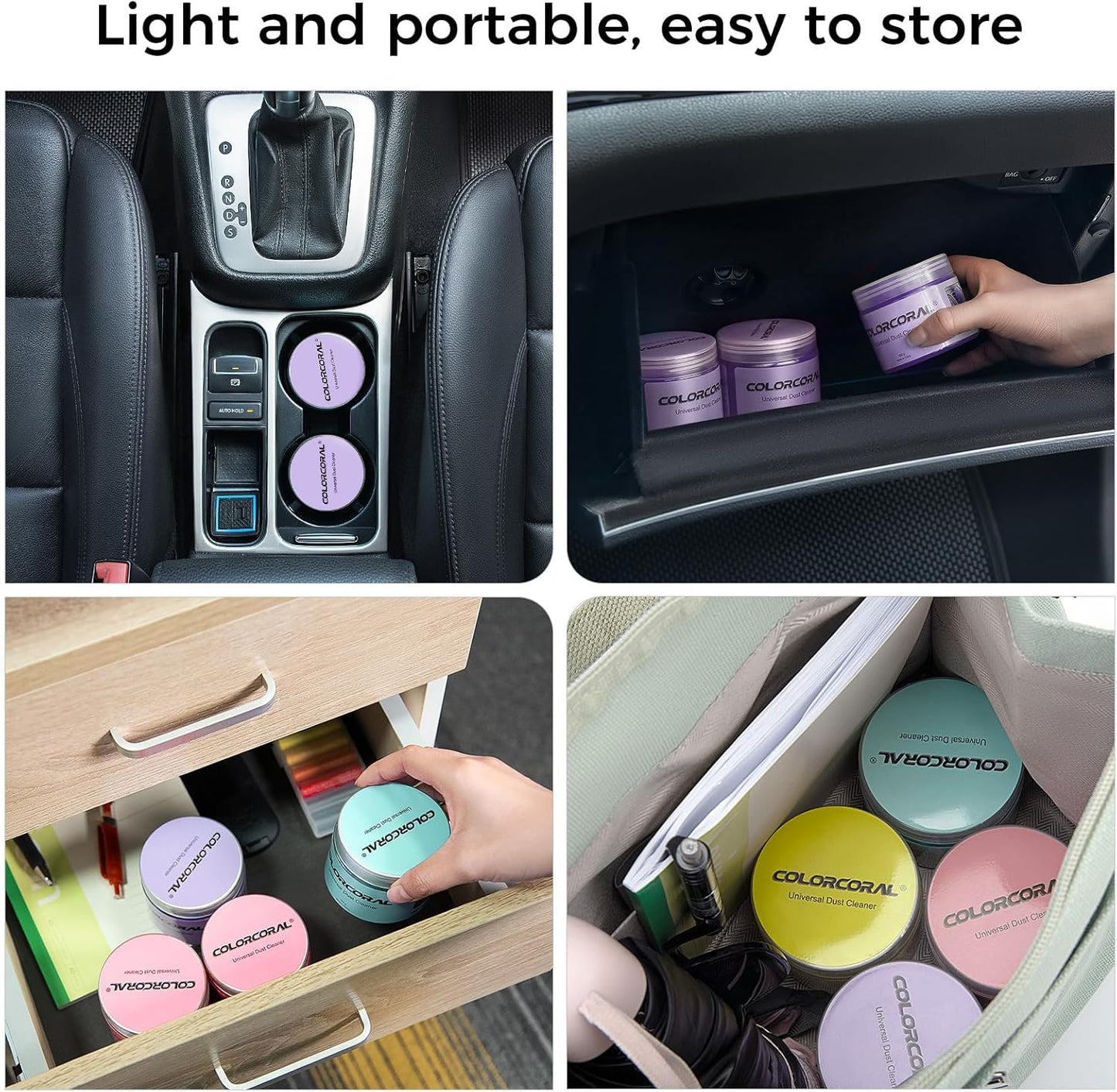 COLORCORAL Cleaning Gel for Car Universal Gel Cleaner Auto Detailing Car Vent Keyboard Cleaning