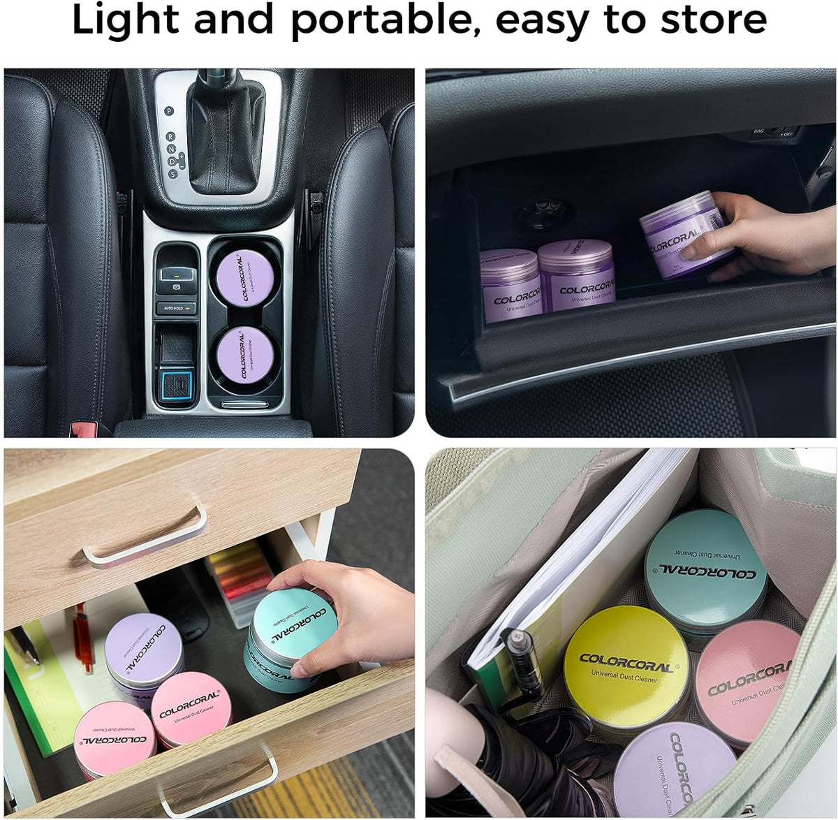 COLORCORAL Cleaning Gel for Car Universal Gel Cleaner Auto Detailing Car Vent Keyboard Cleaning