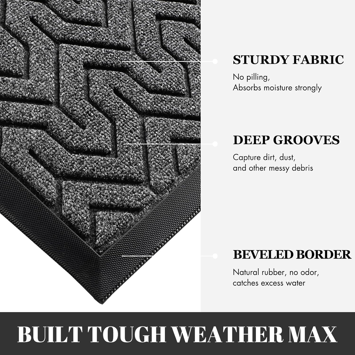 Yimobra 72x24 Indoor Outdoor Runner Rug, Heavy-Duty Waterproof Entrance Mat for High Traffic Areas