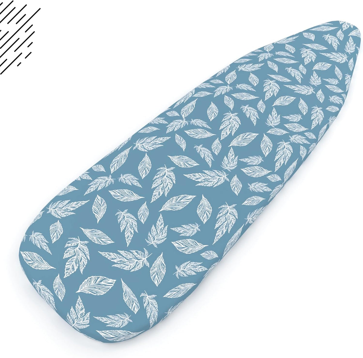 Encasa XO Ironing Board Cover and Pad 49"x18" - Thick 3mm Felt Padding, Drawstring Tightening &