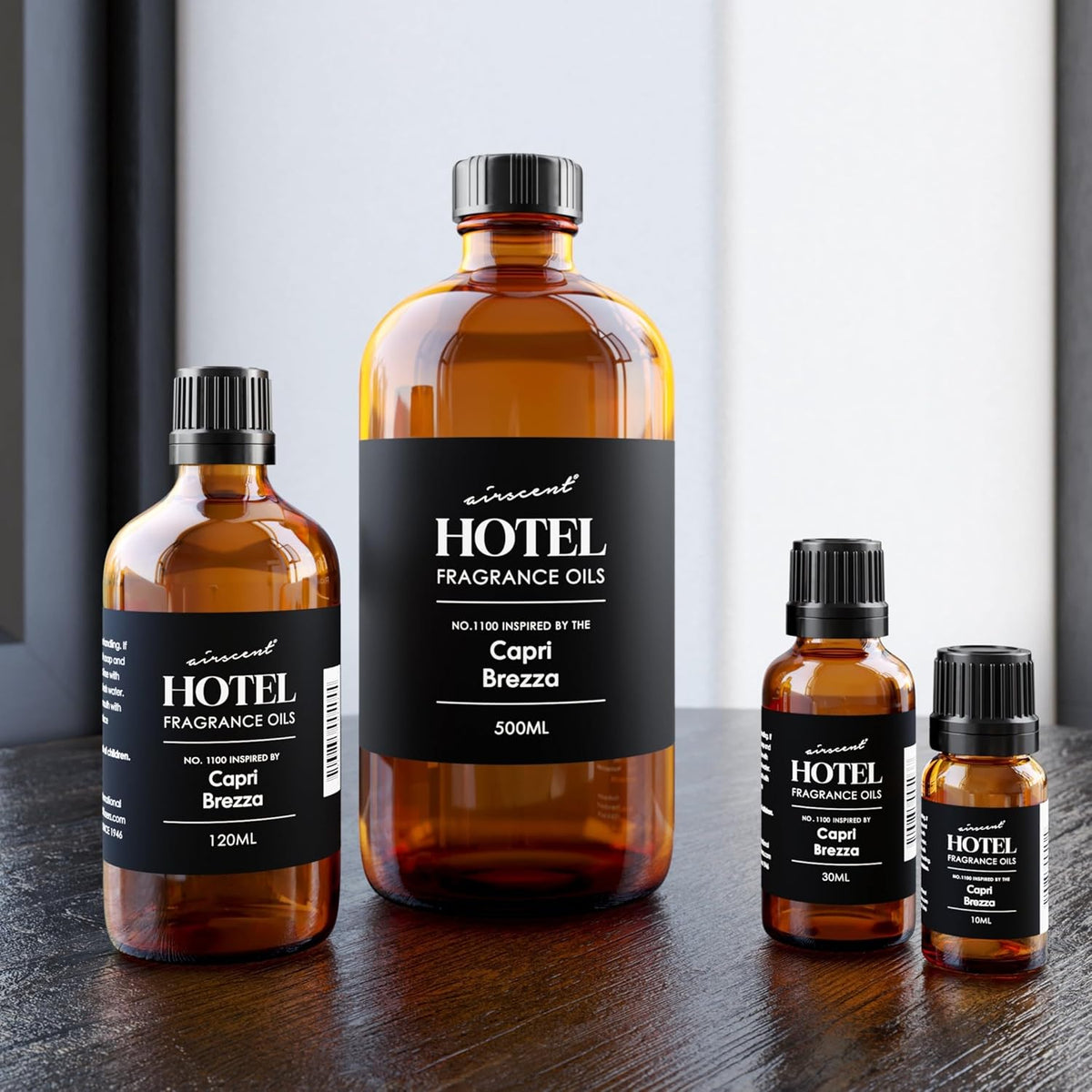 AirScent Capri Brezza Diffuser Oil No. 1100 - Volcano-Inspired Premium Fragrance Oil for Ultrasonic