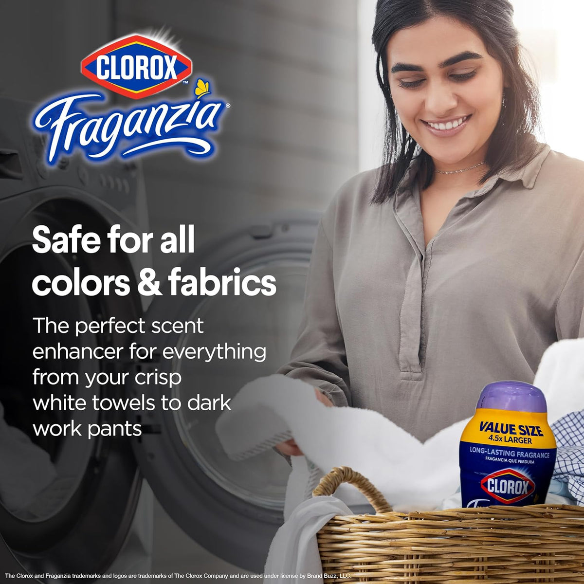 Clorox Fraganzia Laundry Scent Booster Crystals in Dreamy Jasmine Scent - Scented In-Wash Freshener