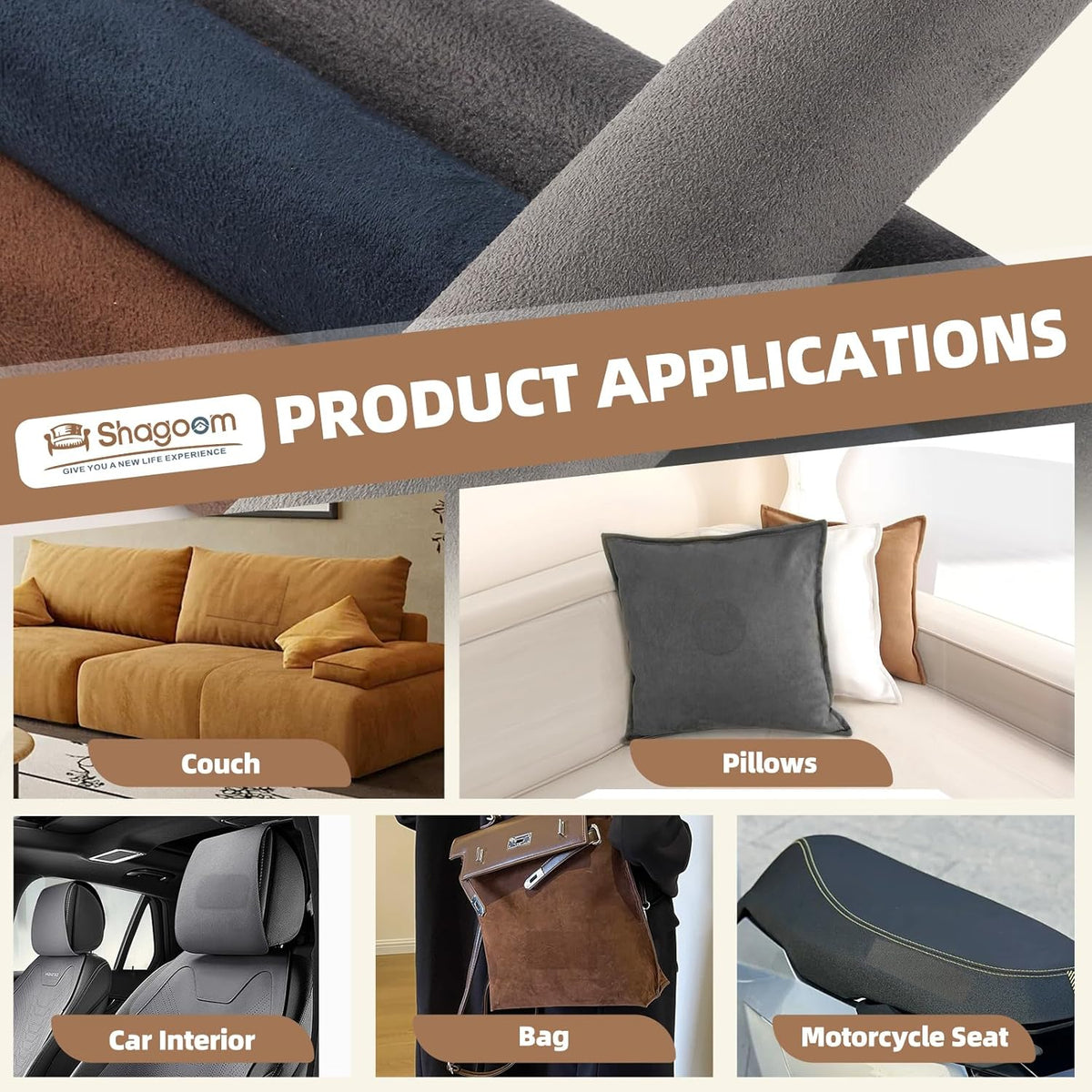 Suede Repair Patch, 17X79 Inch Fabric Large Repair Tape, Self-Adhesive Patches for Furniture, Sofa