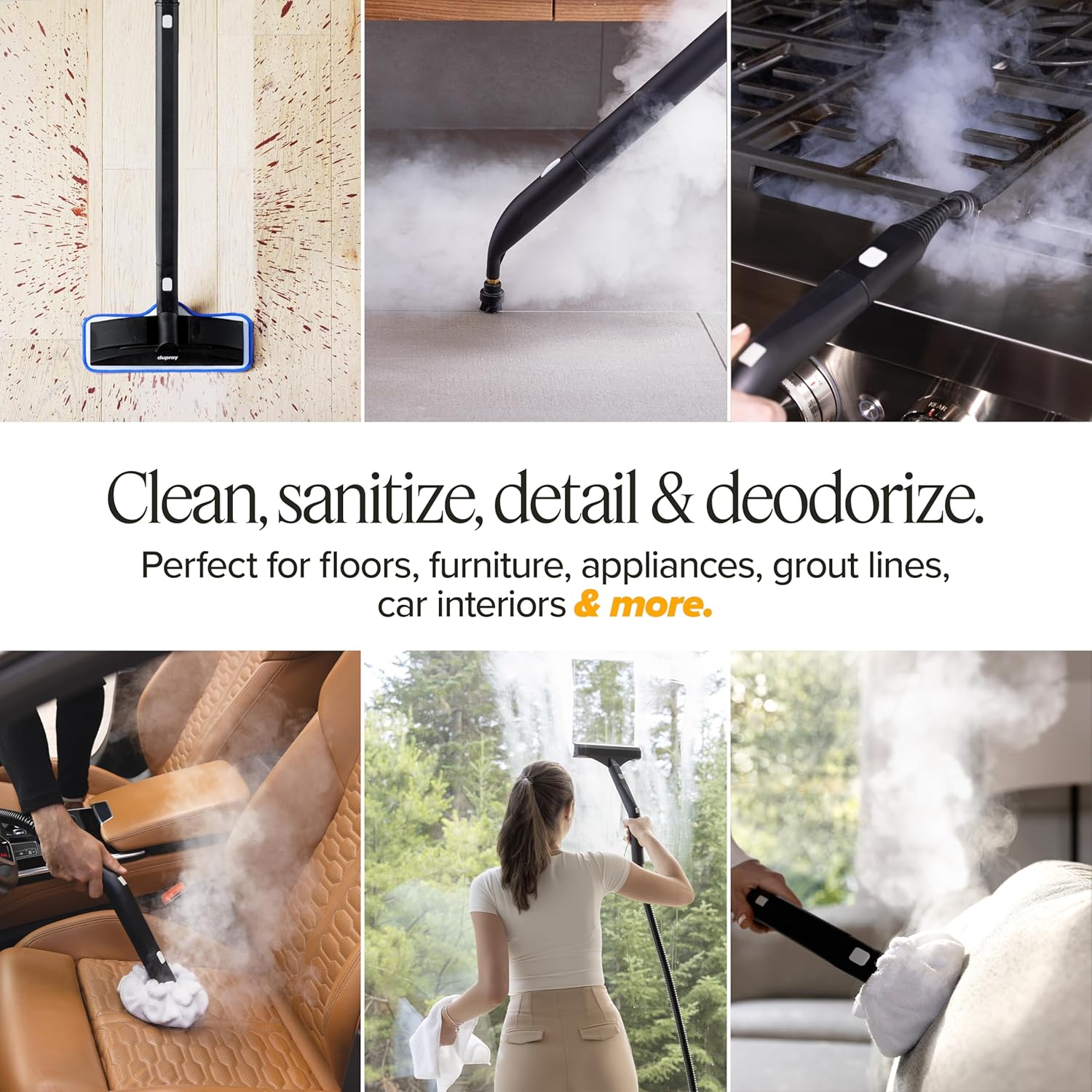 Dupray Neat Plus Steam Cleaner with 17-Piece Accessory Kit. A powerful multi-purpose steamer
