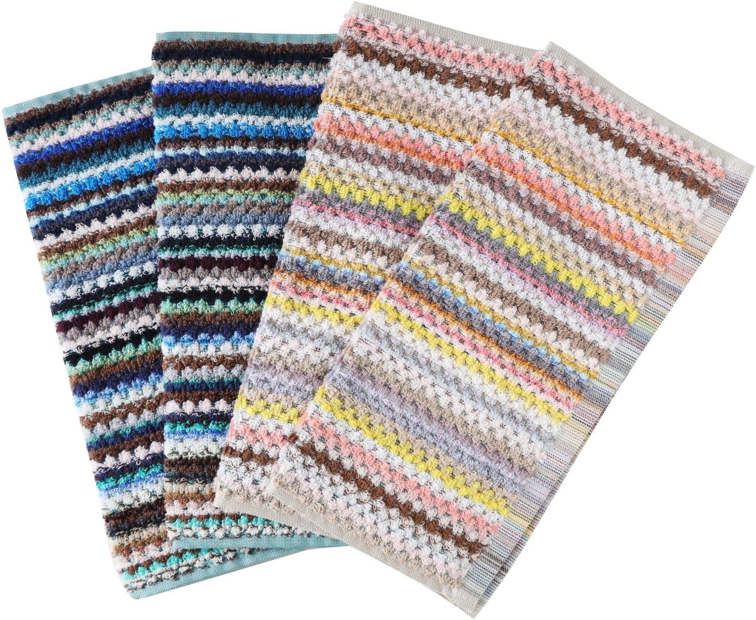 Oeleky Kitchen Dishcloths for Washing Dishes, Ultra Absorbent Dish Rags, Cotton Cleaning Cloths