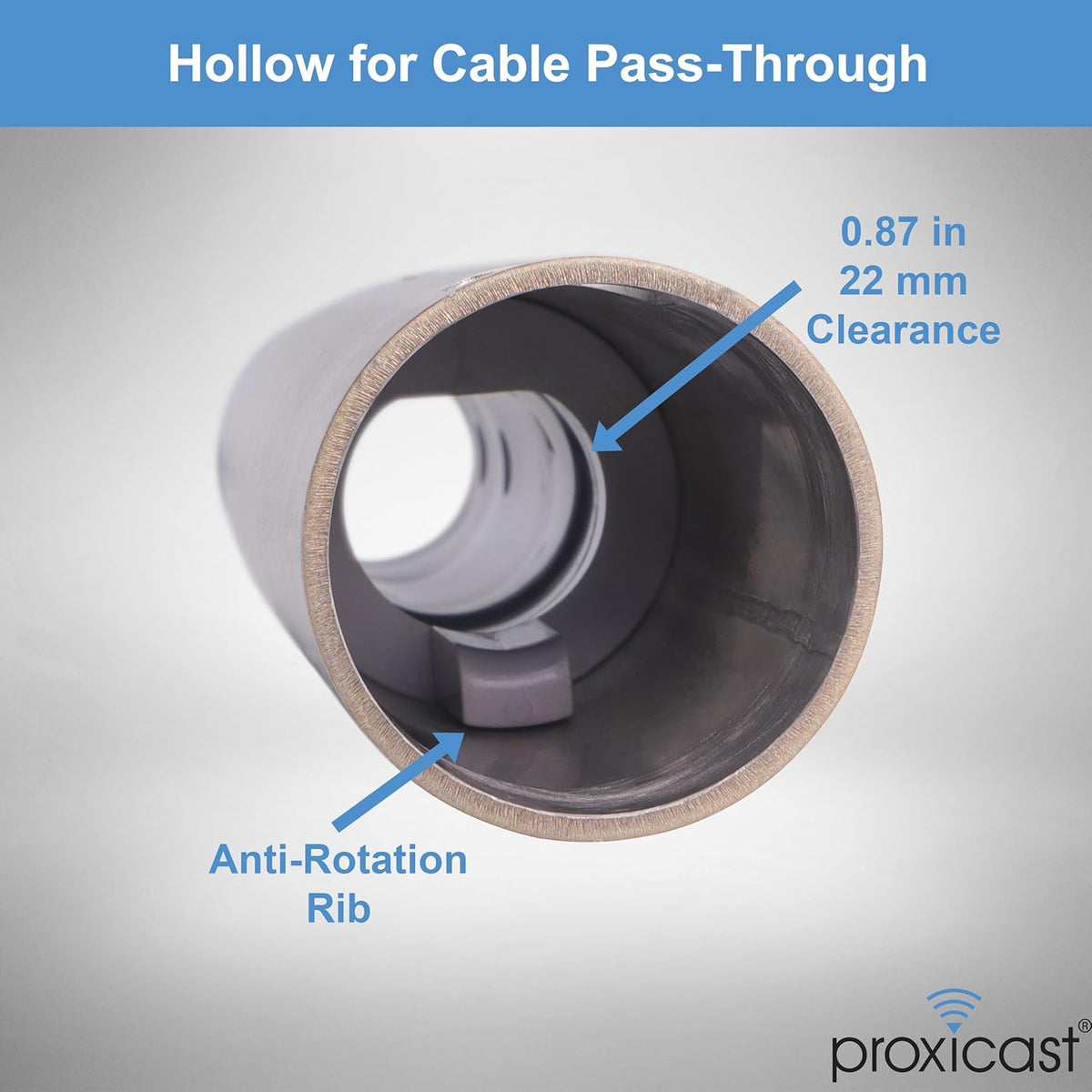 Proxicast Starlink Antenna Adapter for J-Max Antenna Mounts - Stainless Steel Coupler for V2