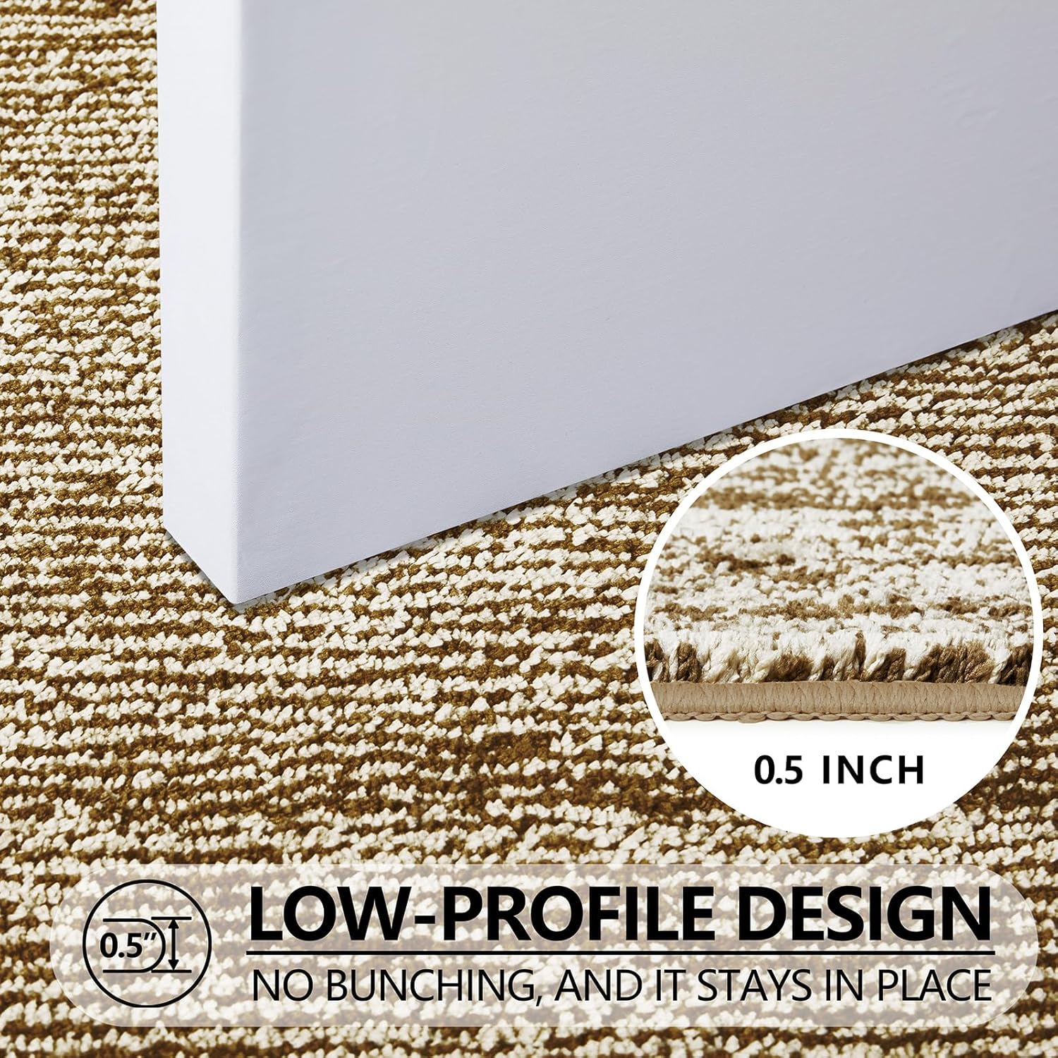 REFETONE Indoor Doormat, Front Door Mat 24"x36" Absorbent Rubber Backing Non Slip Back Door Mats