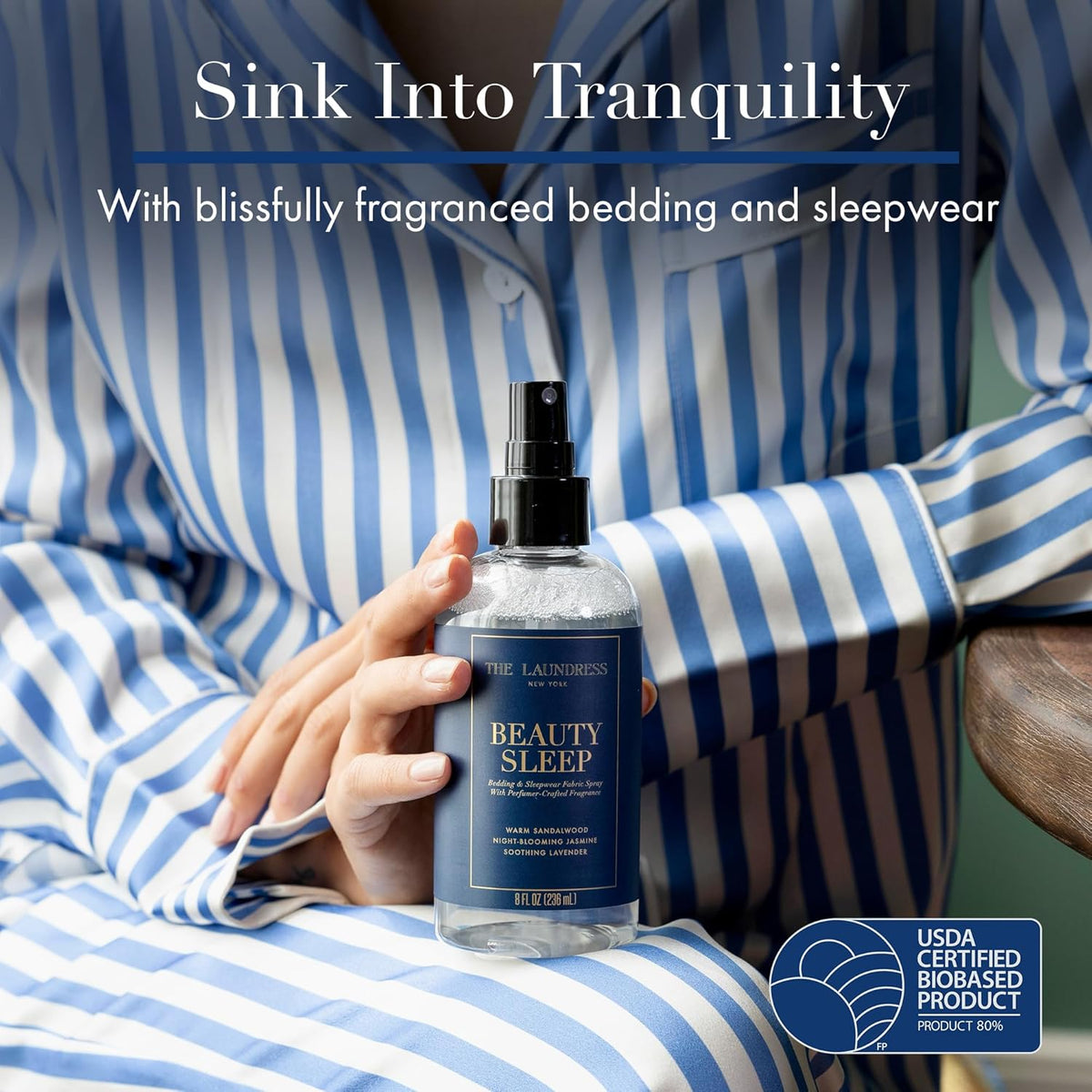 The Laundress Beauty Sleep Fabric Spray, Wrinkle Release Spray, Pillow Spray, Fabric Refresher