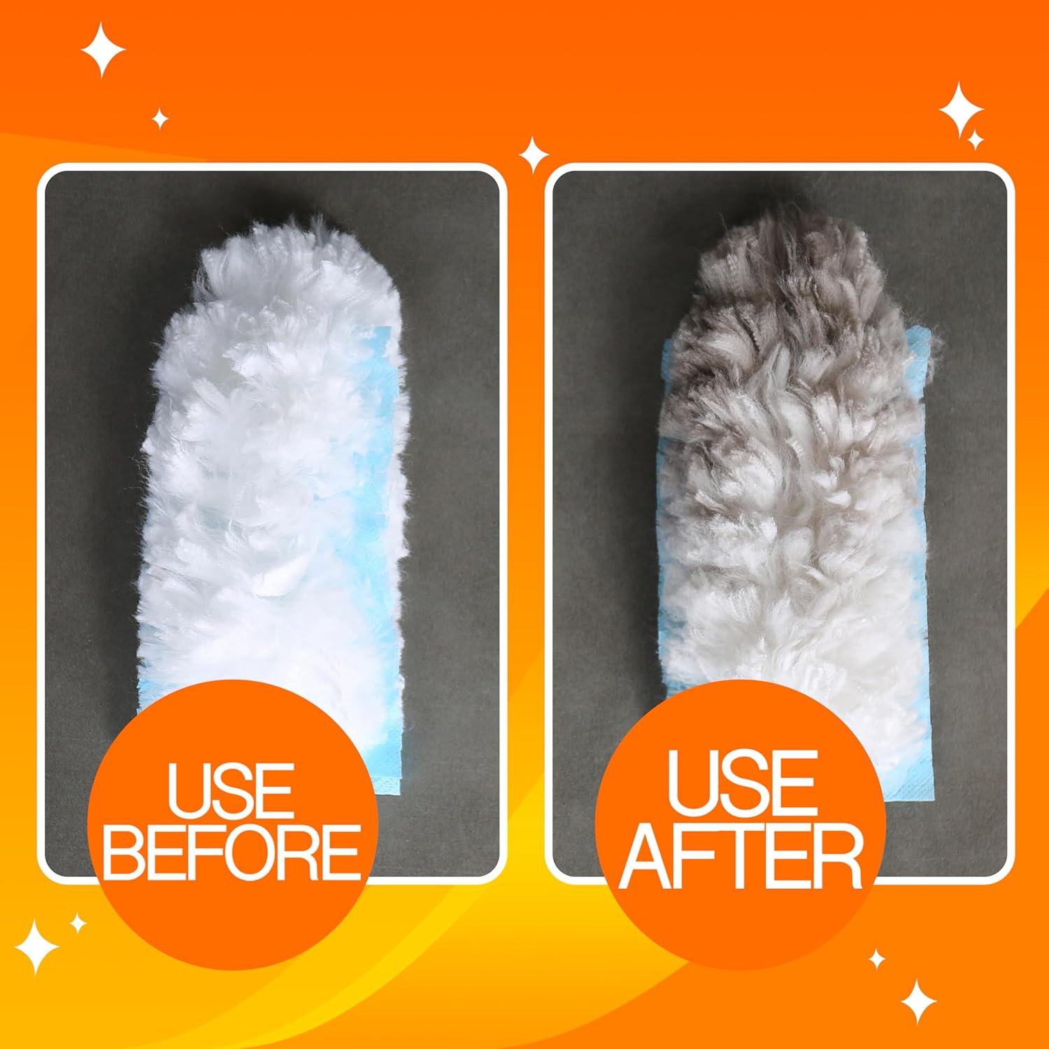 35 Duster Refills for Swiffer, Duster Refills Kit with & 2 Handle for Cleaning Home & Car, Heavy