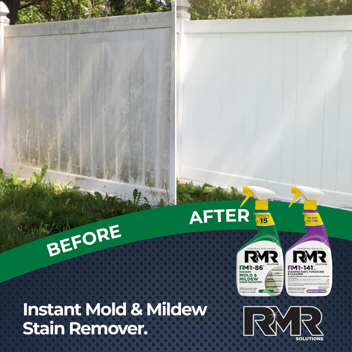 RMR Brands DIY Mold Remover Bundle - Complete Mold Killer & Stain Remover Bundle - Mold and Mildew