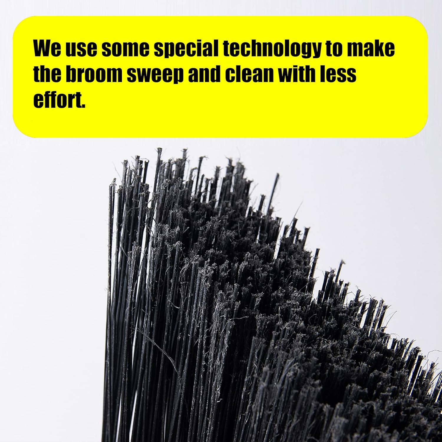 Yocada Heavy-Duty Broom Outdoor Commercial for Courtyard Garage Lobby Mall Market Floor Home