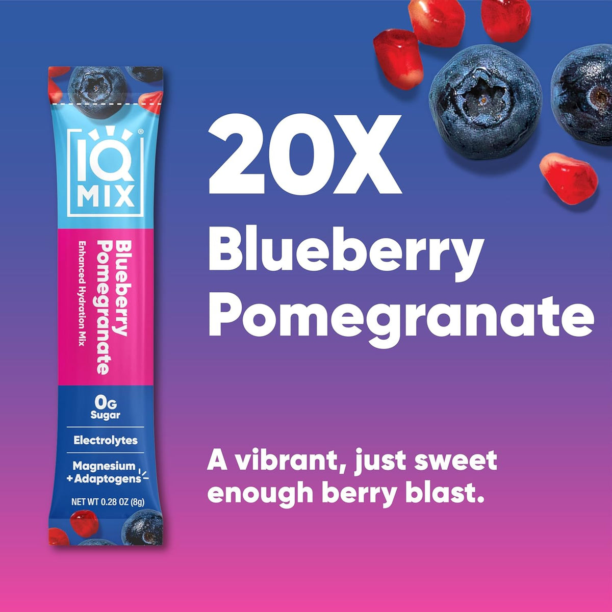 IQMIX Hydration Electrolyte Powder – 4-in-1 Formula for Hydration, Mental Clarity, Mood and