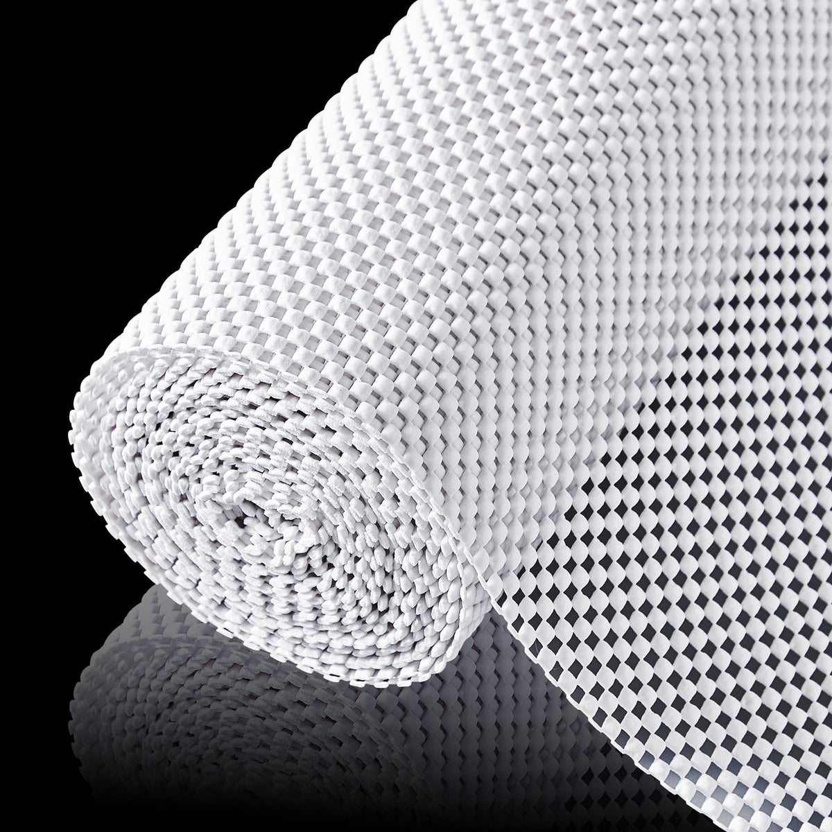 ALIUNI Shelf Liner for Kitchen Cabinets and Drawers, White, 12" x 120"