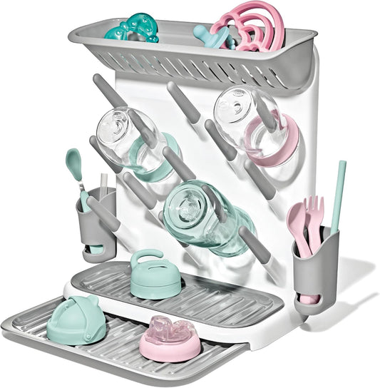 OXO Tot Expandable Drying Rack – Space-Saving Drying Rack | Newborn and Baby Essentials |