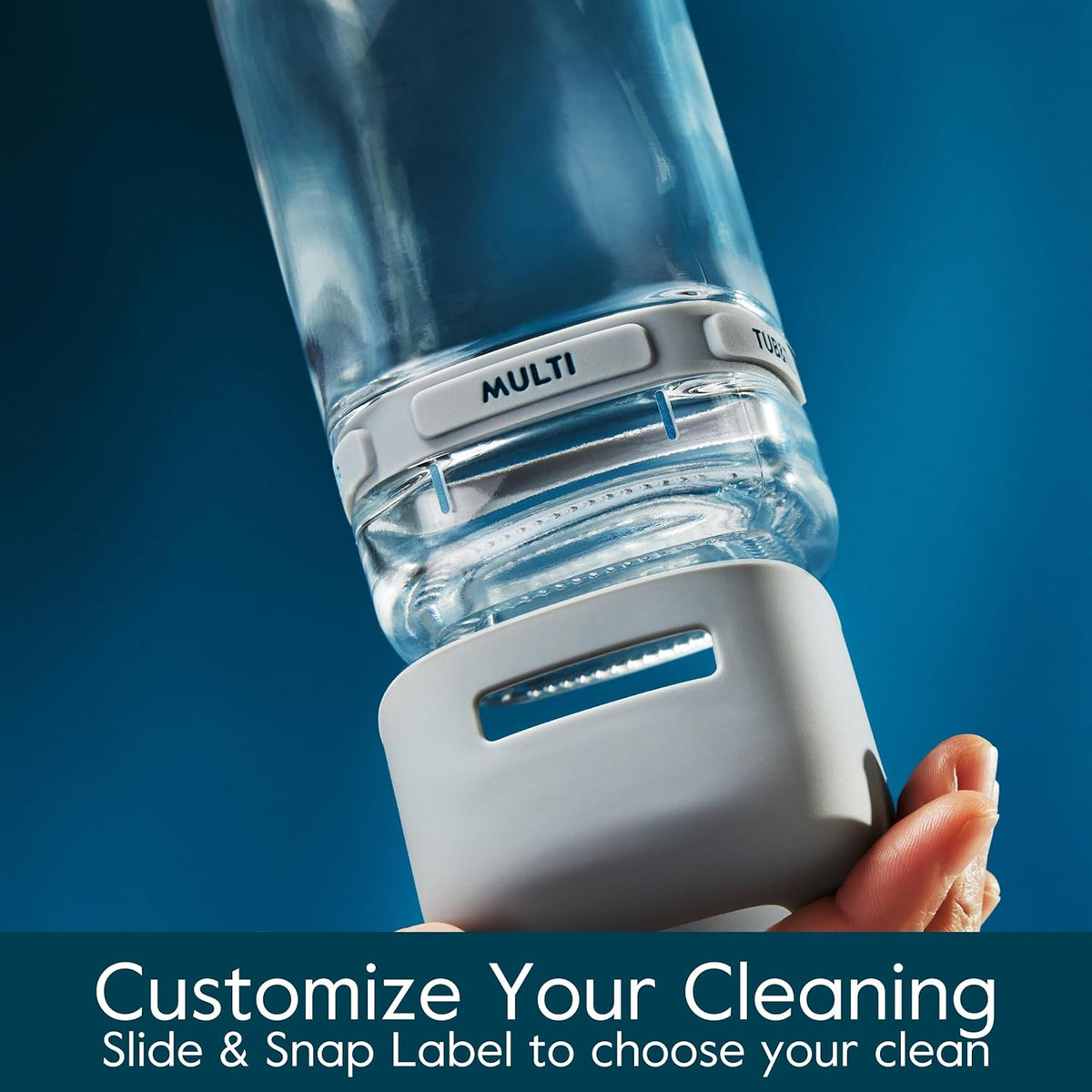 Grove Co. Glass Spray Bottles for Cleaning Solutions, 2-Pack Bundle, Unique Silicon Sleeve Slide &
