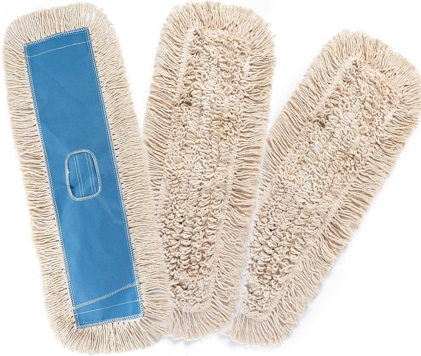 Matthew Cleaning 24'' Industrial Strength Cotton Dust Mop Refill Washable Replacement Heads for