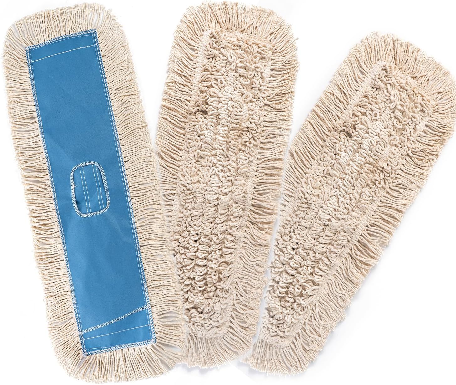 Matthew Cleaning 24'' Industrial Strength Cotton Dust Mop Refill Washable Replacement Heads for