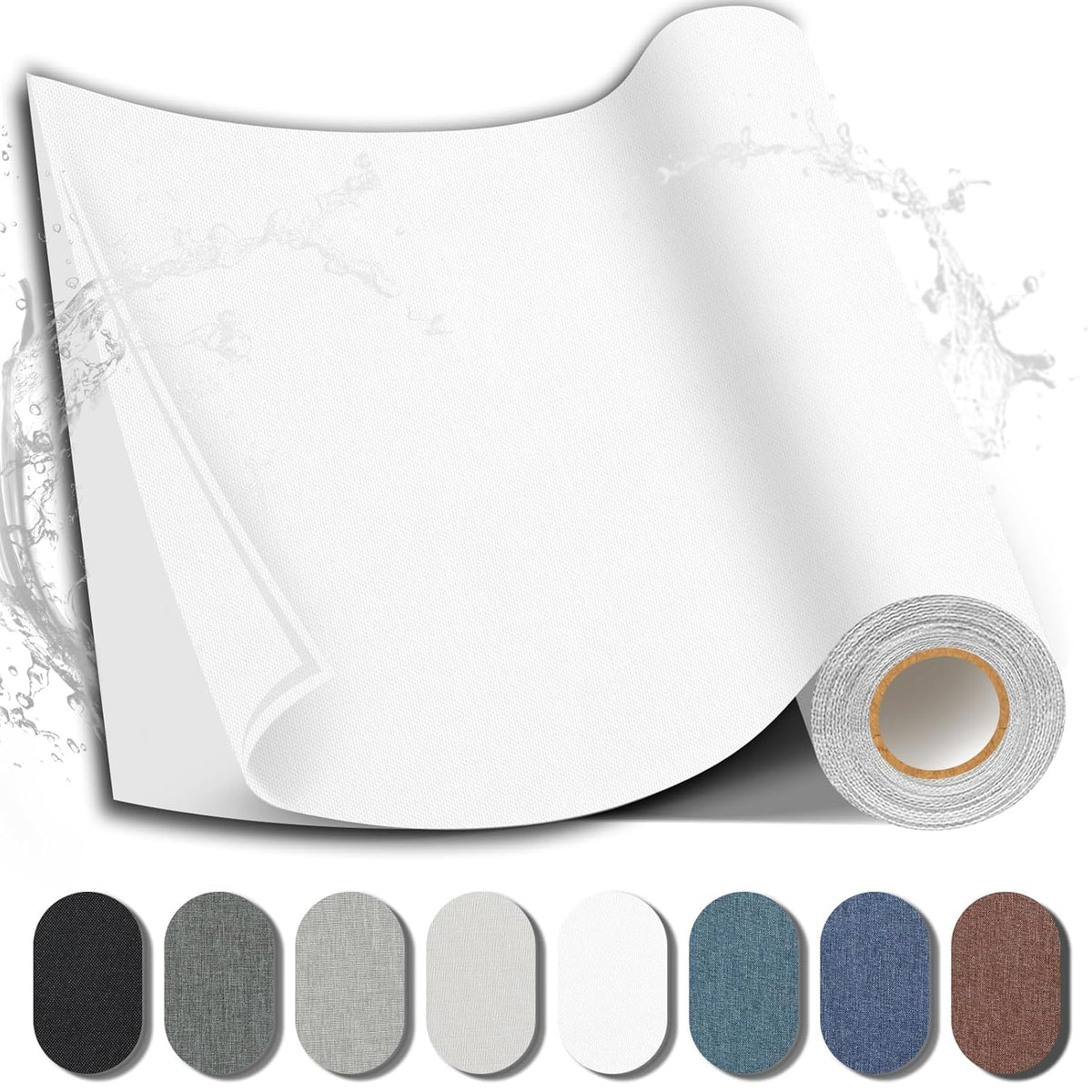 Fabric Repair Patch, Fabric Large Repair Tape, Self-Adhesive Patches for Furniture, Sofa, Car