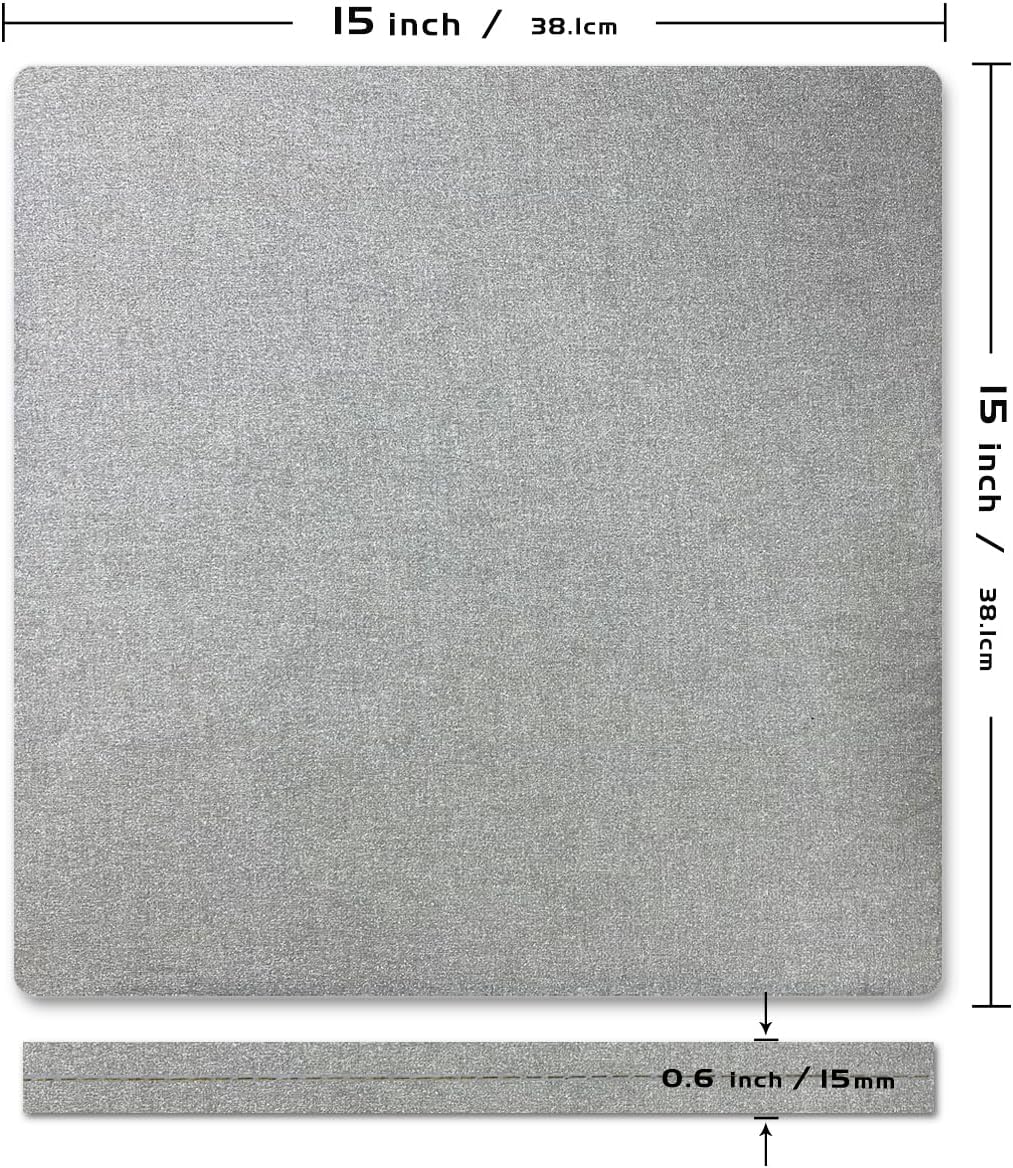 ReArt 15" x 15" Heat Press Mat for Cricut Easypress Both Sides Applicable - Mat for Heat Press