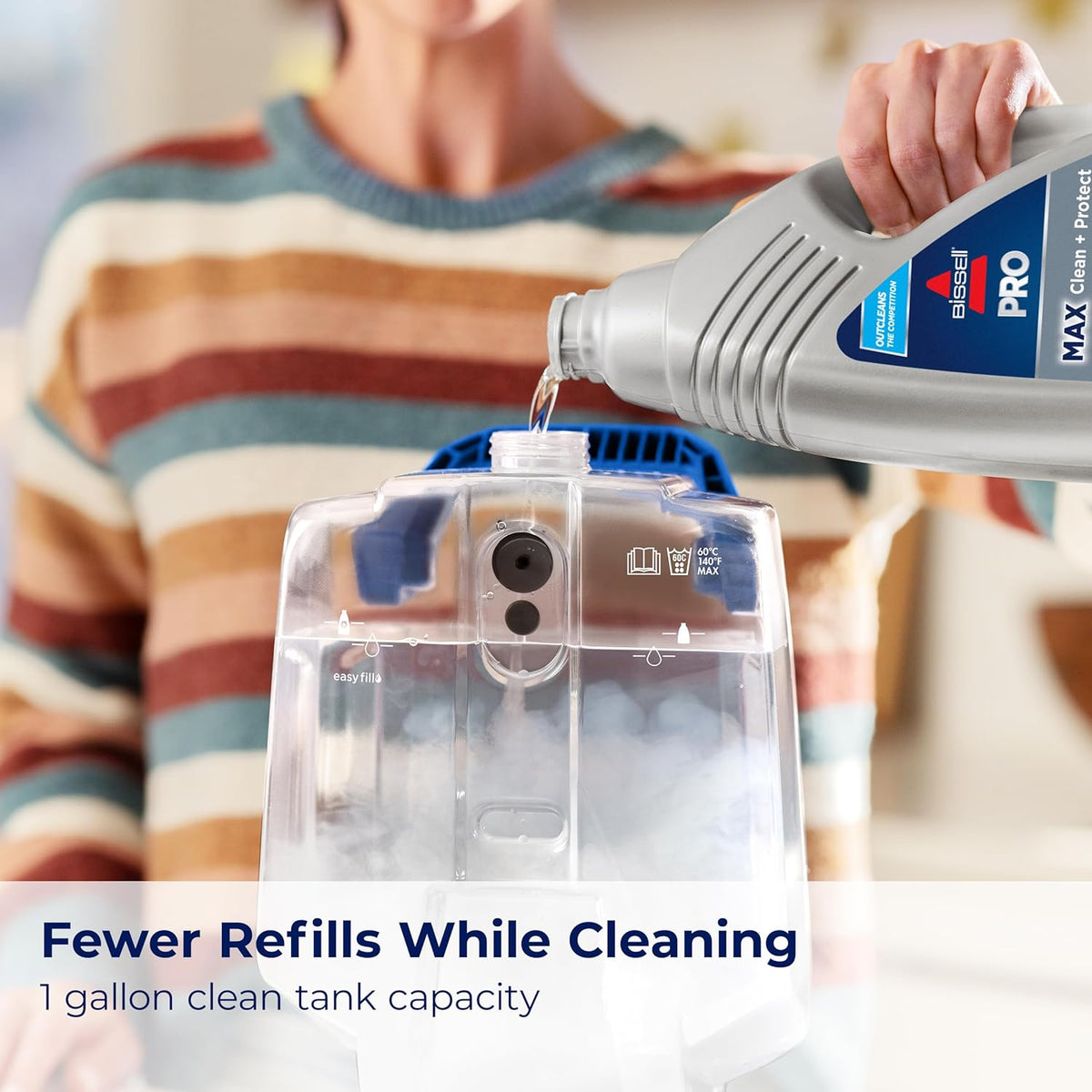 BISSELL TurboClean Pet XL Upright Carpet Cleaner, Upholstery Tough Stain Tool & Formula included