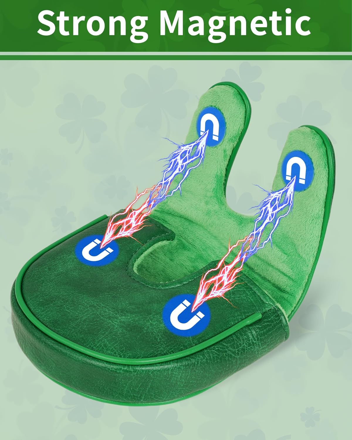 Golf Headcovers Golf Club Head Covers Four Leaf Clover Good Luck Charm - Clover Style Premium