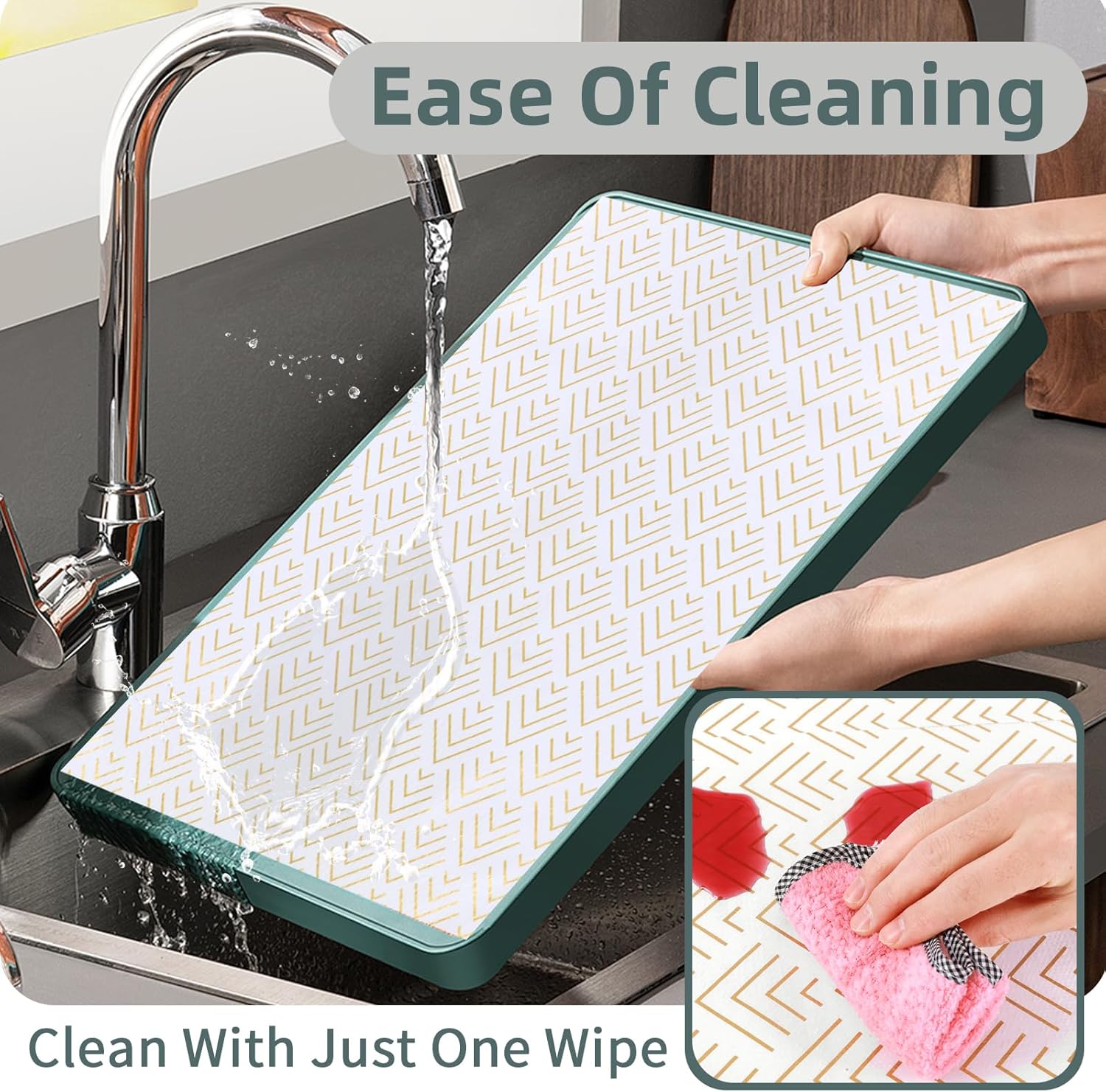 Shelf Liner for Kitchen Cabinets Non Adhesive Drawer Liner Non-Slip Thickened Shelf Liner Paper