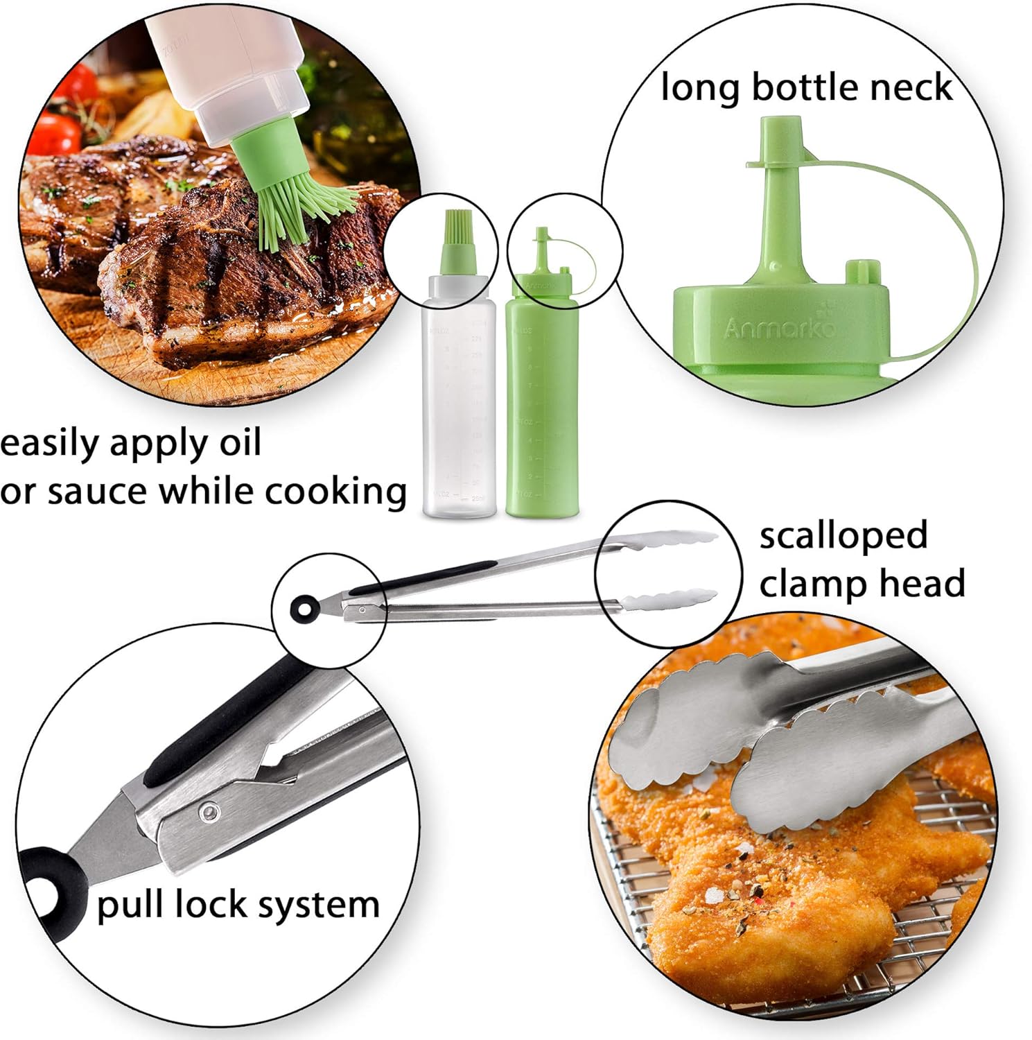 Metal Spatula Set Stainless Steel and Scraper - Professional Chef Griddle Spatulas Set of 6 - Heavy