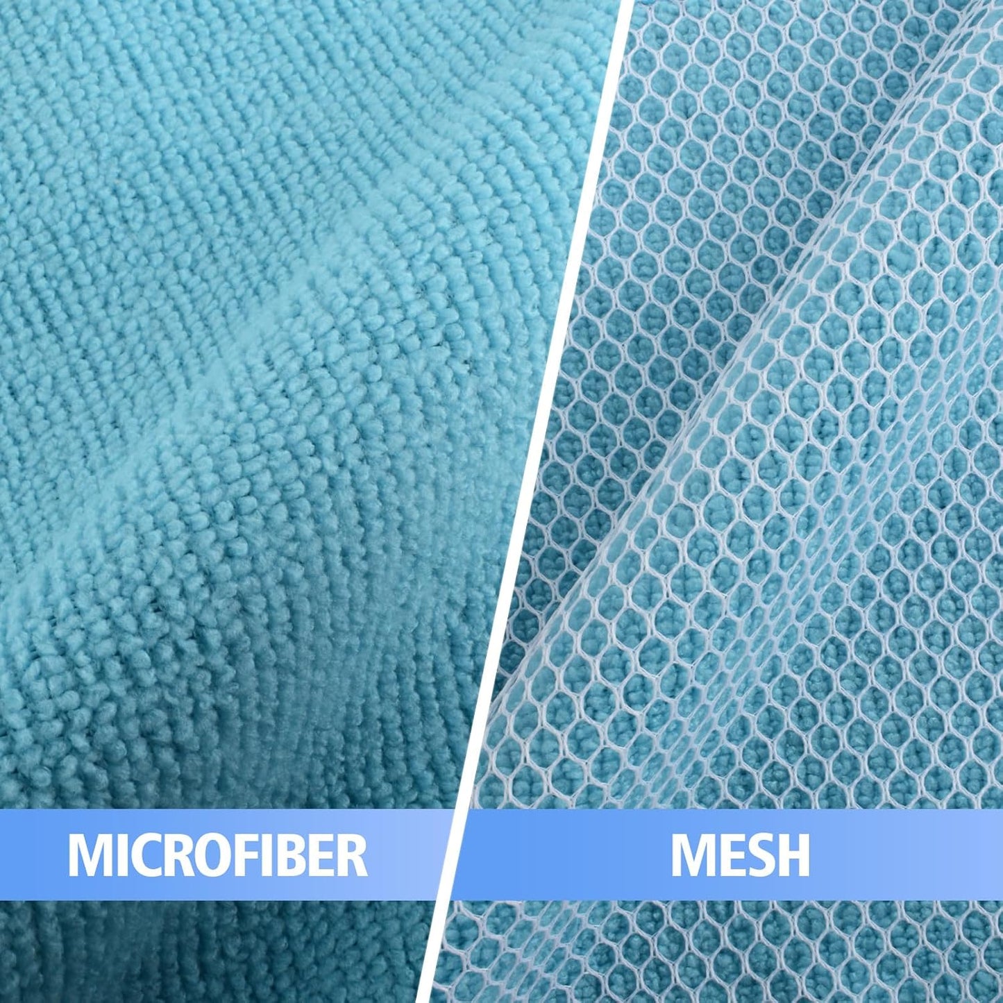 KinHwa Kitchen Washcloths for Dishes Absorbent Microfiber Dish Cloths Quick Dry Dish Rags with Poly