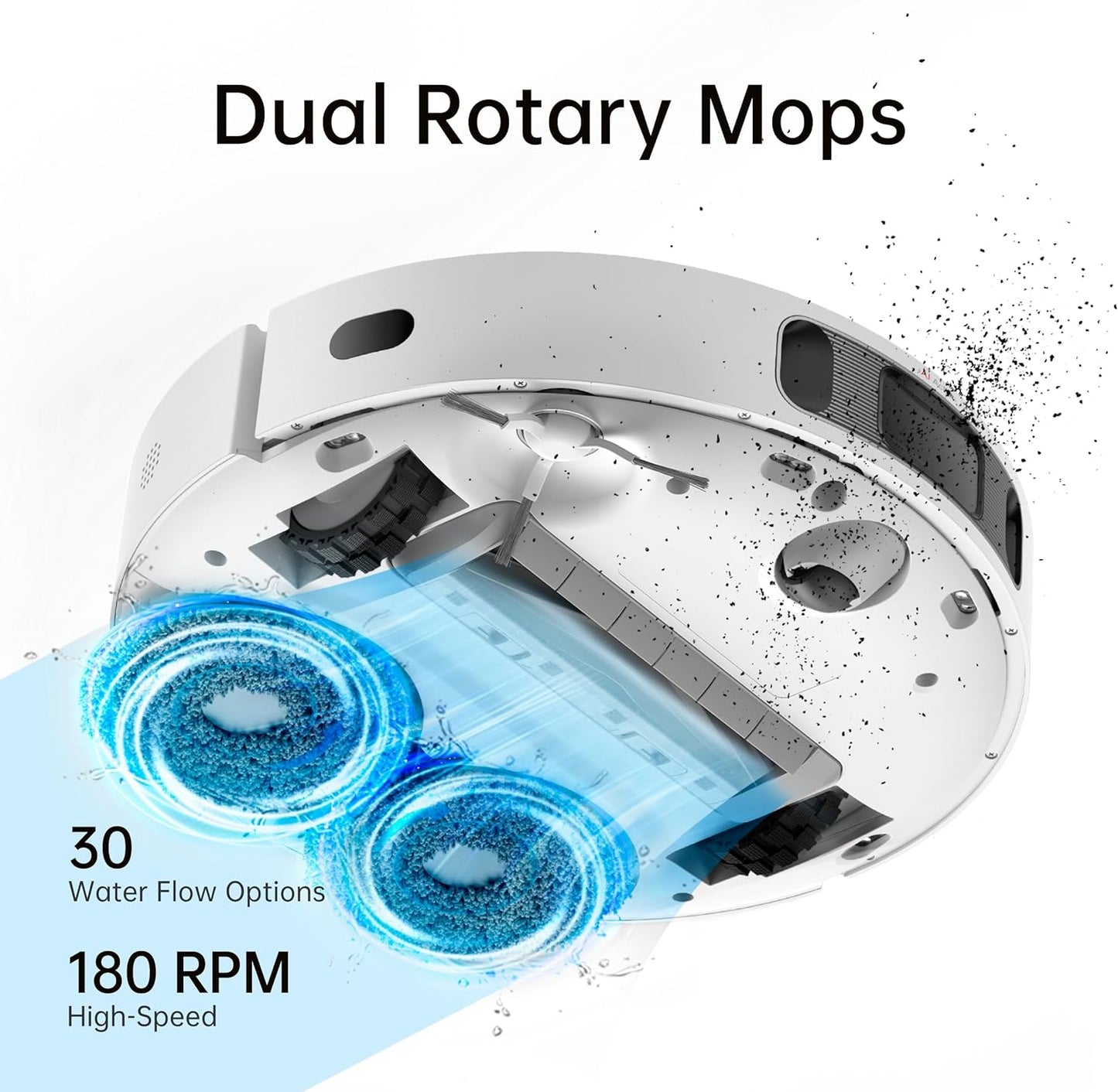 dreame L10s Ultra Robot Vacuum and Mop Combo, Auto Mop Cleaning and Drying, Self-Refilling and