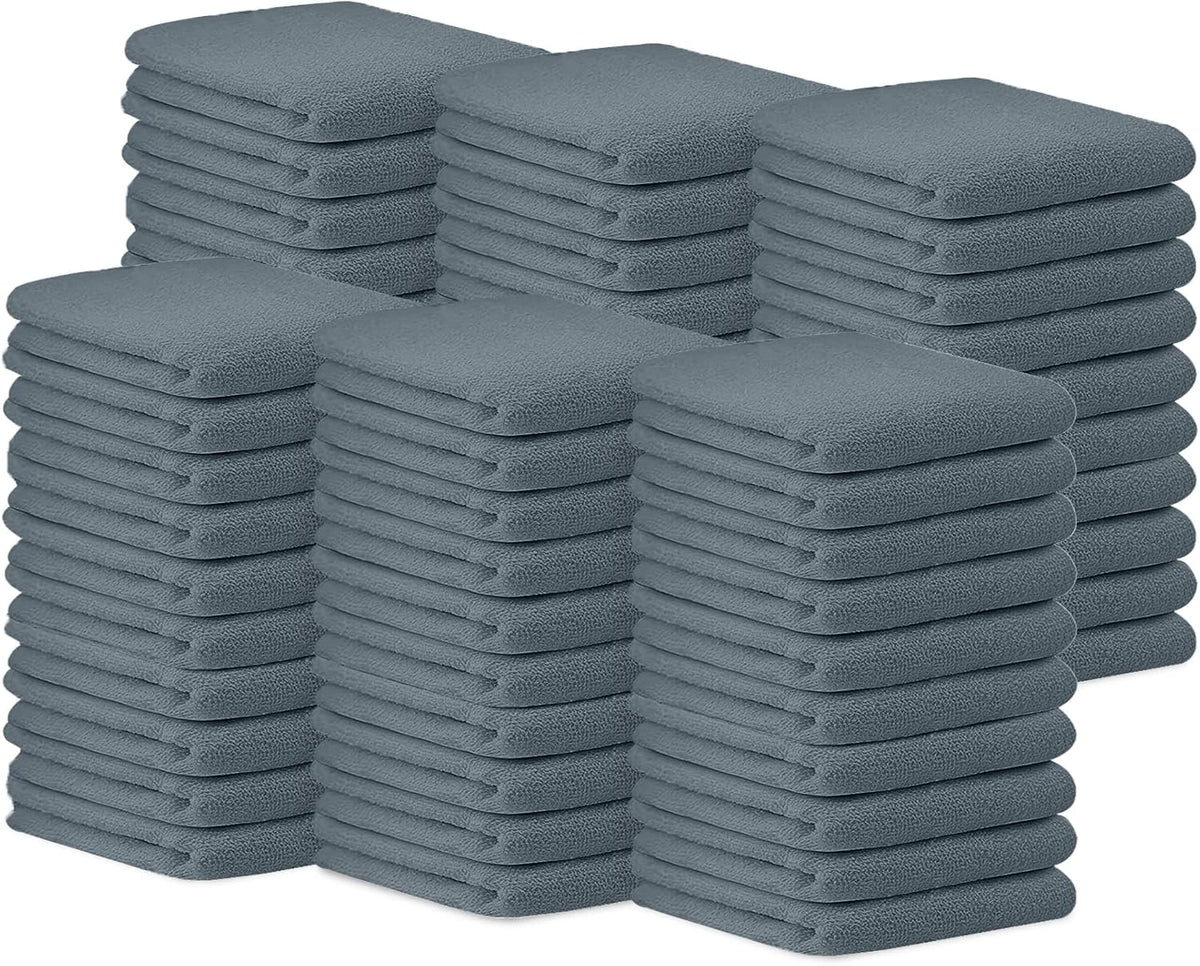 Avalon Towels Terry Bar Mop Towels (Value Pack of 60) Size 14"x17" – Absorbent and Durable