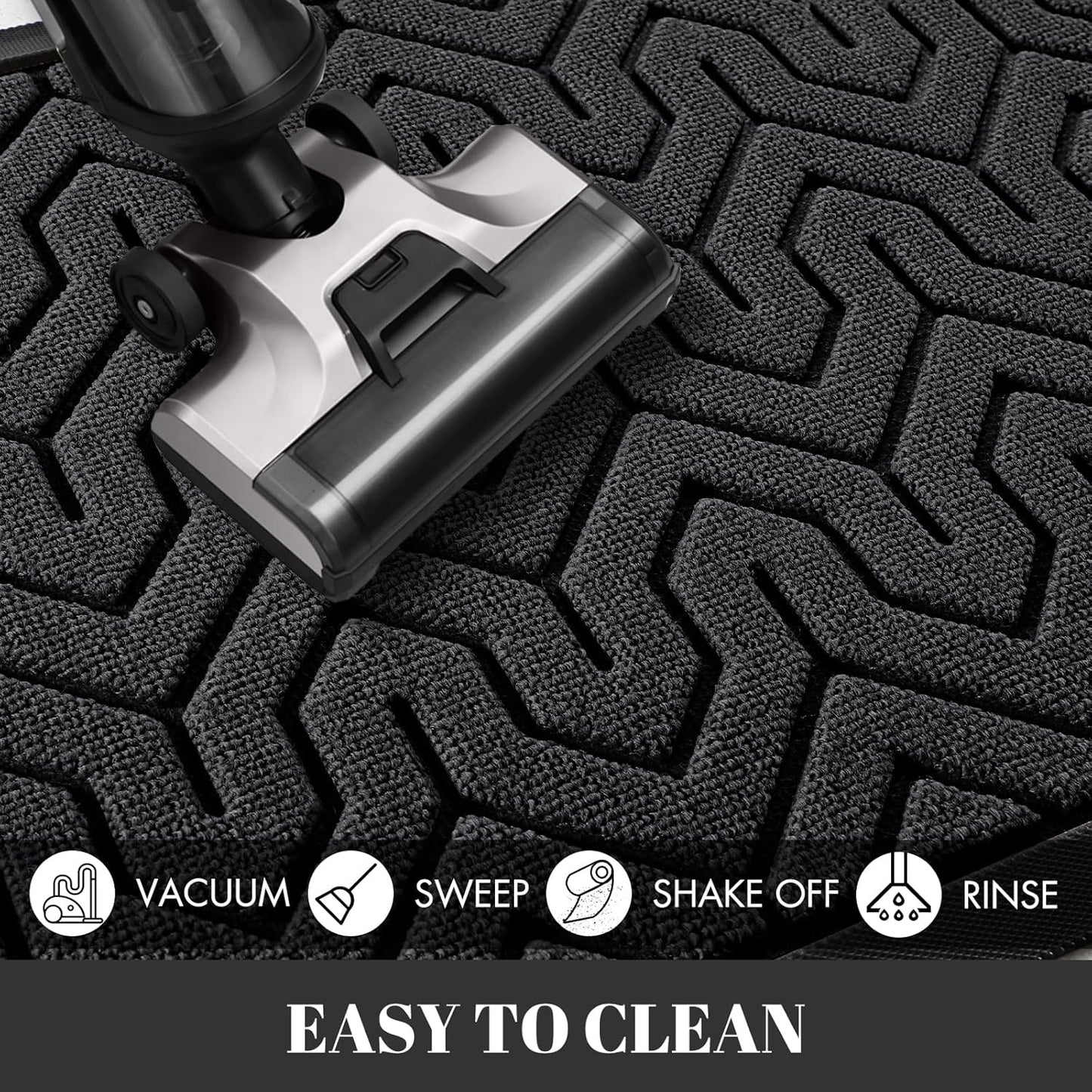 Yimobra Extra Large Door Mat Outside Entrance 60x32, Waterproof Heavy Duty Outdoor Mats for Front