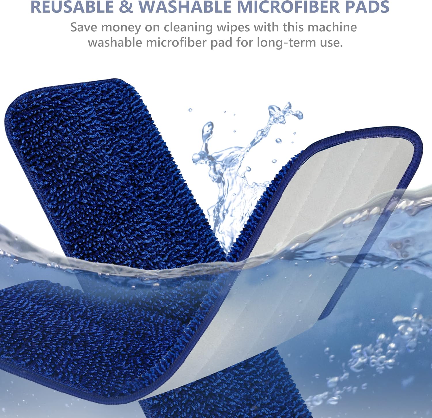 Spray Mops for Floor Cleaning, TRAV-ROUND Microfiber Wood Floor Mop with 5 Reusable Washable Pads