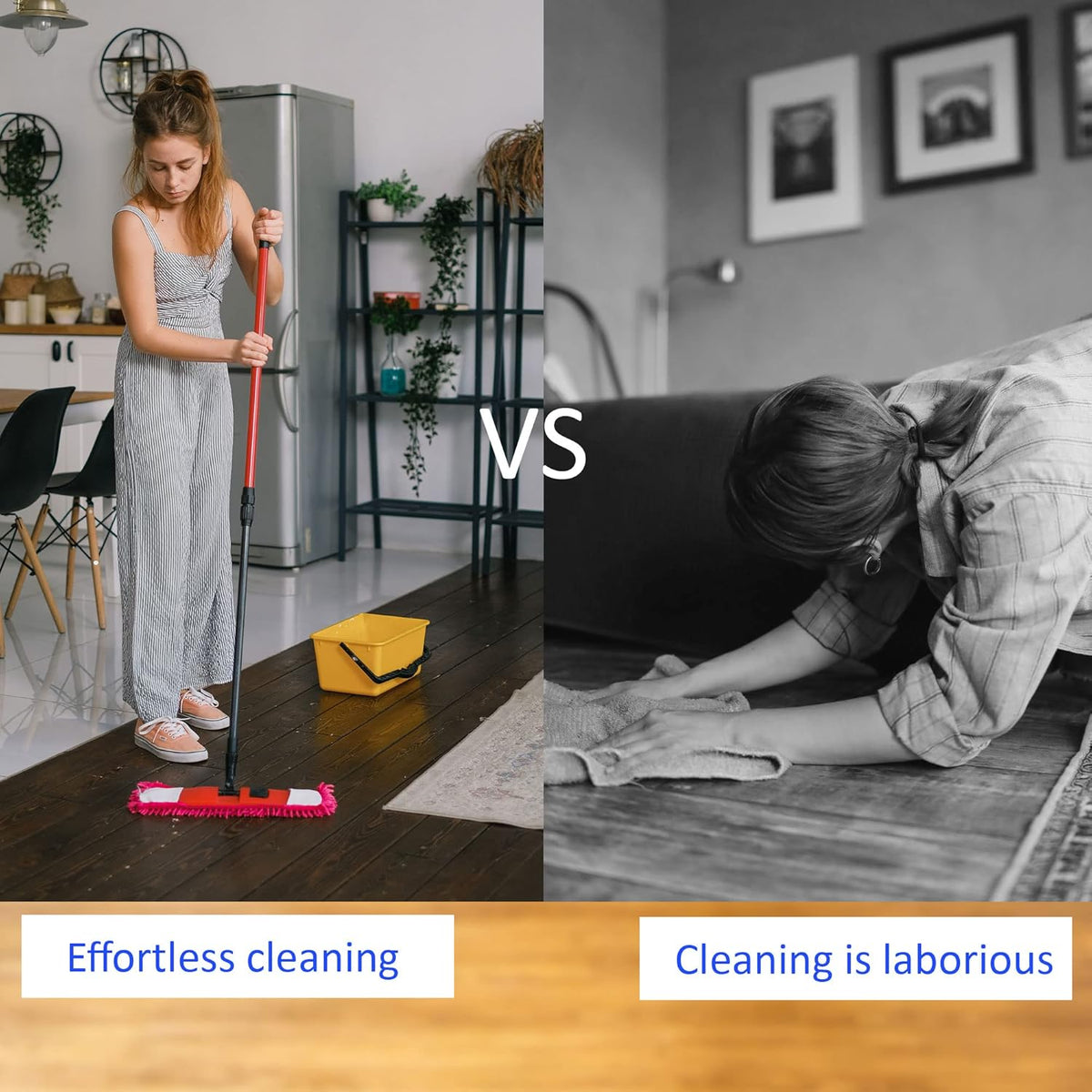 1 Pair Washable Cleaning Shoes Cover - Floor Cleaning Dust, Chenille Microfiber Duster Mop