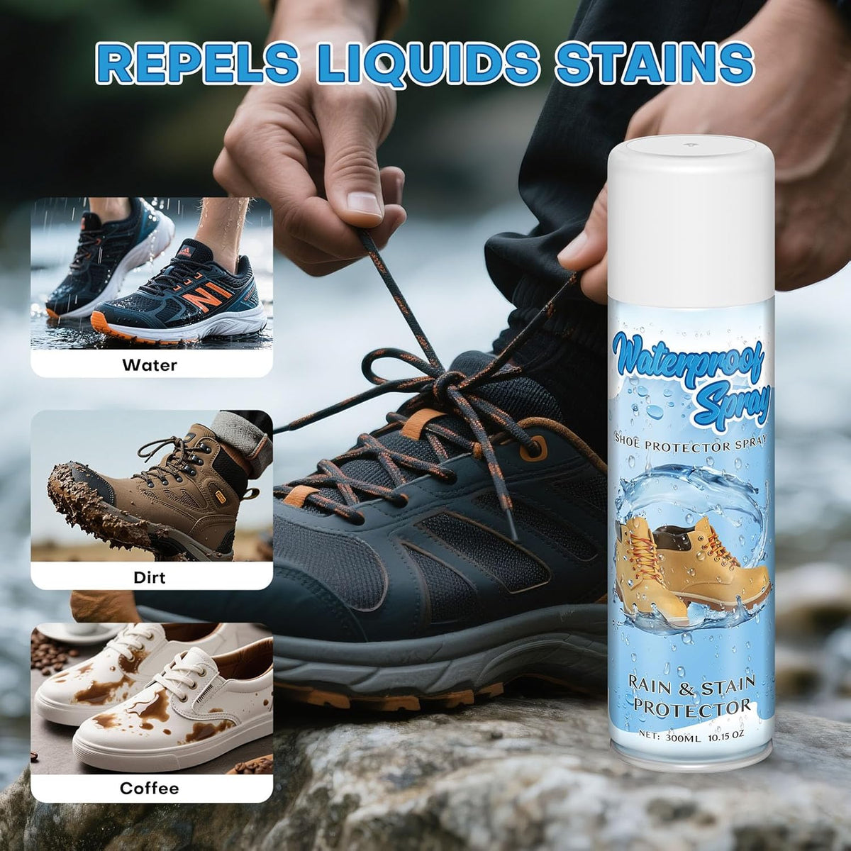 etching Shoe Protector Spray, Suede Protector Spray, Rain & Stain Waterproof Protection for Shoes