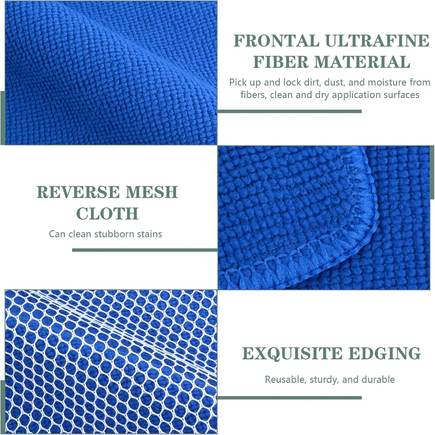 SINLAND Absorbent Microfiber Dish Cloths for Washing Dishes Best Kitchen Cloths Cleaning Cloths