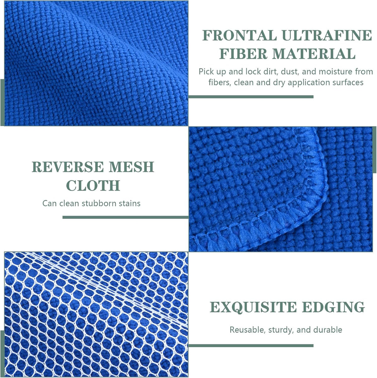 SINLAND Absorbent Microfiber Dish Cloths for Washing Dishes Best Kitchen Cloths Cleaning Cloths