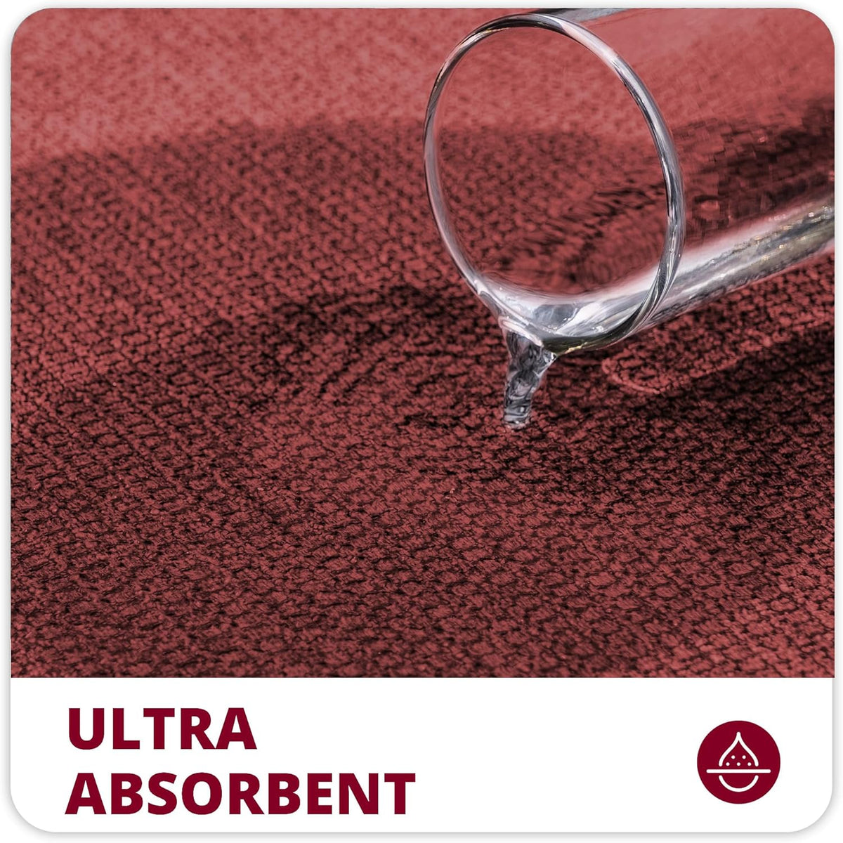 Bath Mat,Ultra Thin Bathroom Runner Rugs,Large Bath Mats for Bathroom,Quick Dry,Non-Slip,Machine
