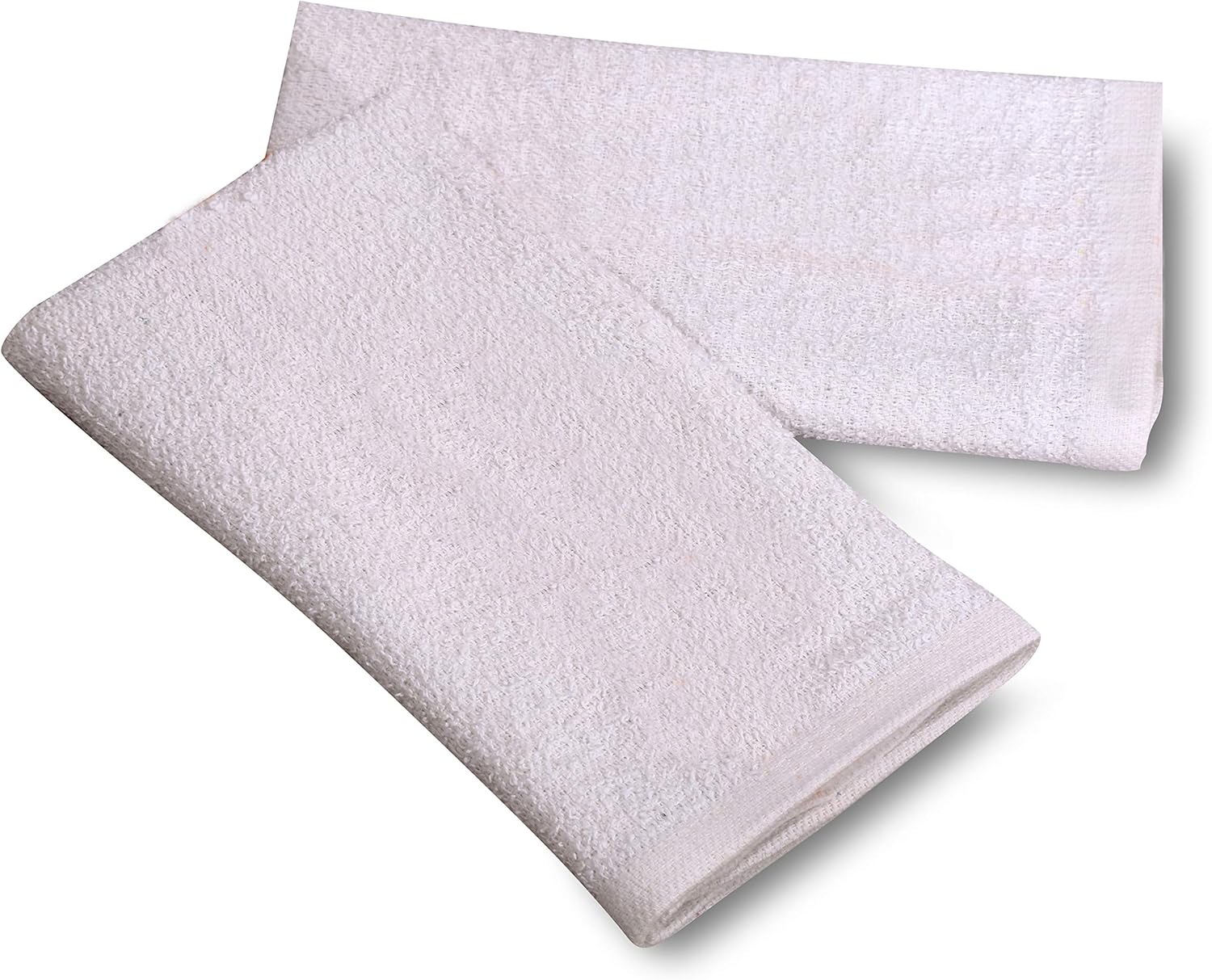 GOLD TEXTILES 60 PC New Cotton Blend White Restaurant Bar Mops Kitchen Towels 28oz (5 Dozen) (60