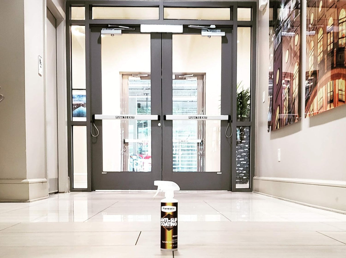Nanotech Surface Solutions Anti-Slip Coating - Increases Friction Coefficient- Reduces Slip & Fall