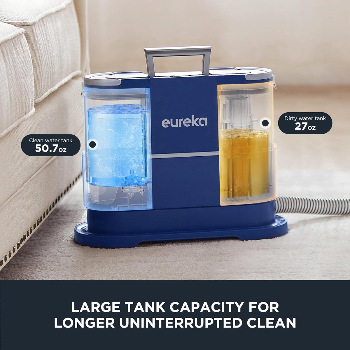 EUREKA Portable Carpet and Upholstery Cleaner, Spot Cleaner for Pets, Stain Remover for Carpet