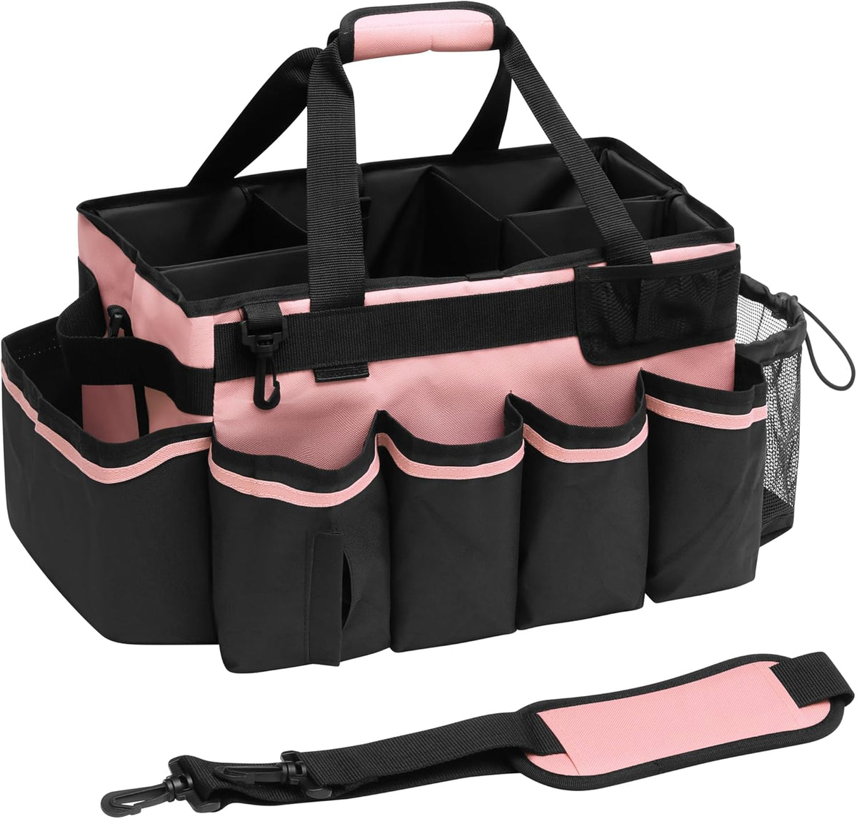 Large Cleaning Caddy, Professional Wearable Supplies Bag for Housekeepers, House Cleaners, and Car